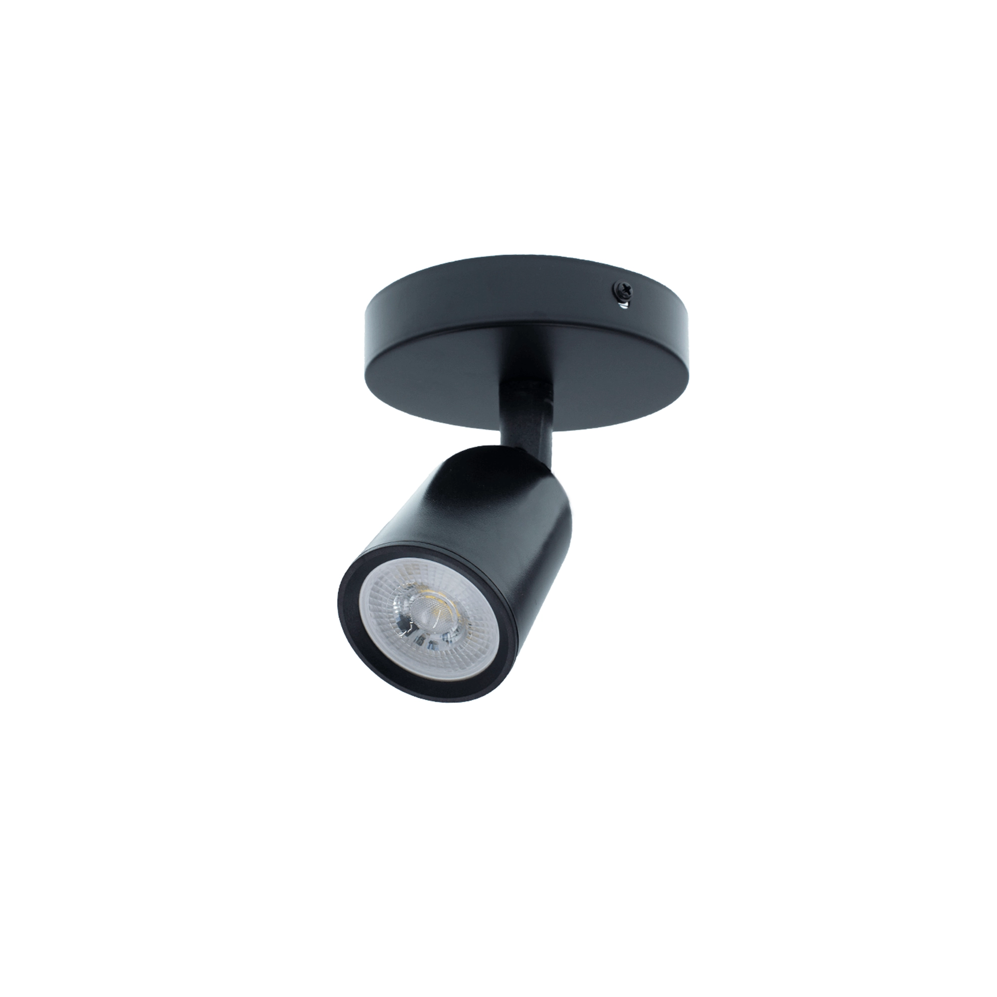 WSU Lights LED 1x GU10 Deckenleuchte Saloka schwarz - 120x150mm - IP22 WSU Lights LED 1x GU10 Deckenleuchte Saloka schwarz - 120x150mm - IP22