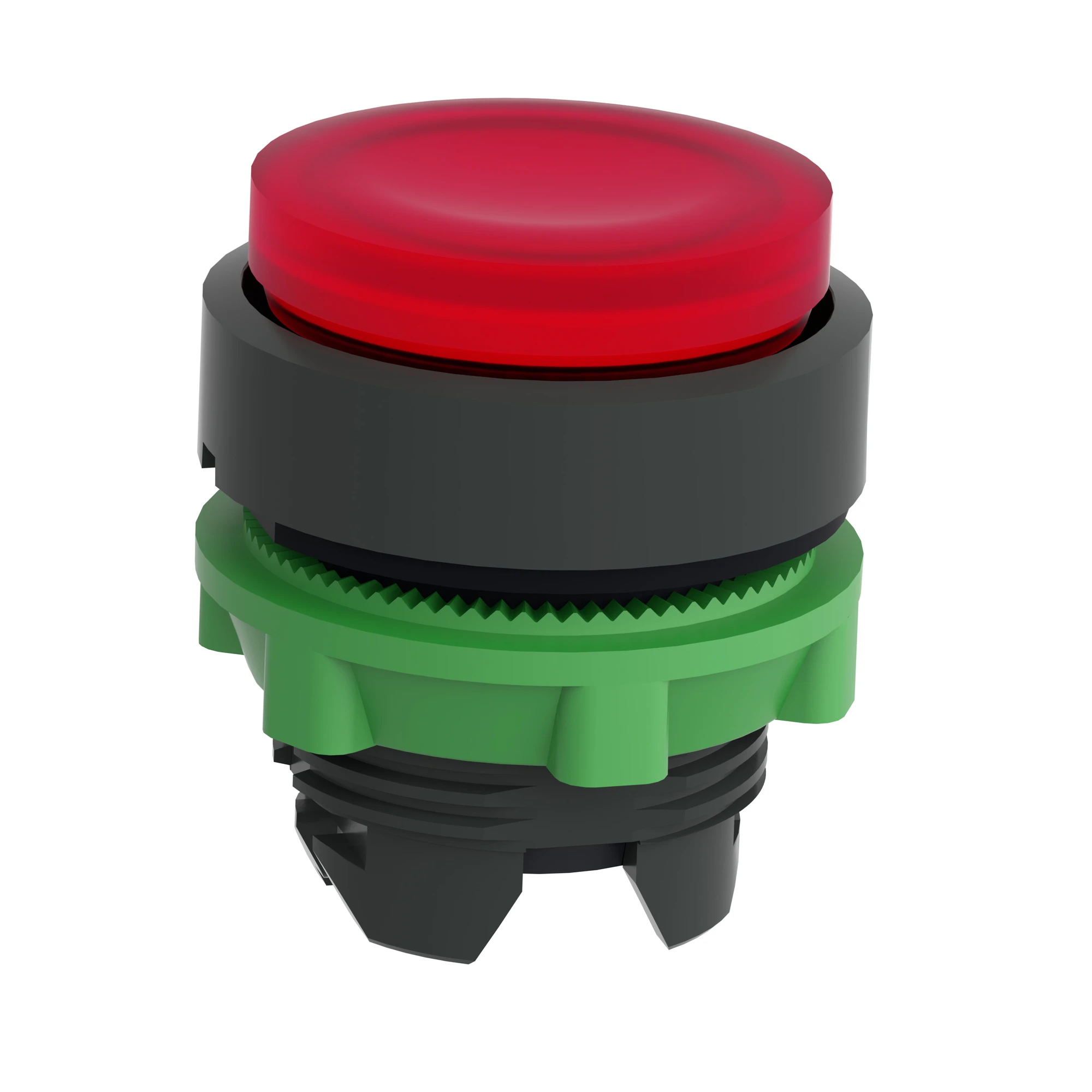 Schneider Electric ZB5AH43 Illuminated Push Button, Front Element, Harmony XB5, Plastic, 22mm, Red, Projecting, for Universal LED, Latching (img_005)