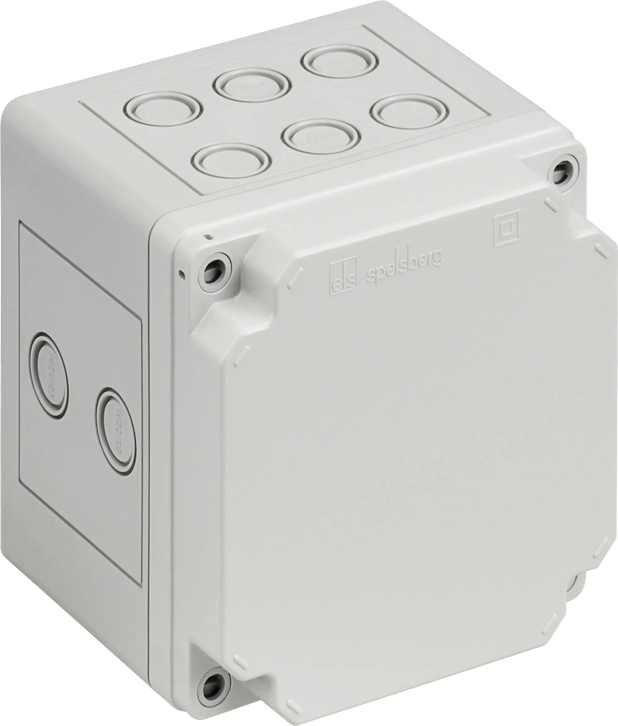 Spelsberg 59122001 Empty enclosure, Type of protection IP65, Impact strength IK07, Protection class II, Rated voltage 400V AC, Halogen free (img_001)