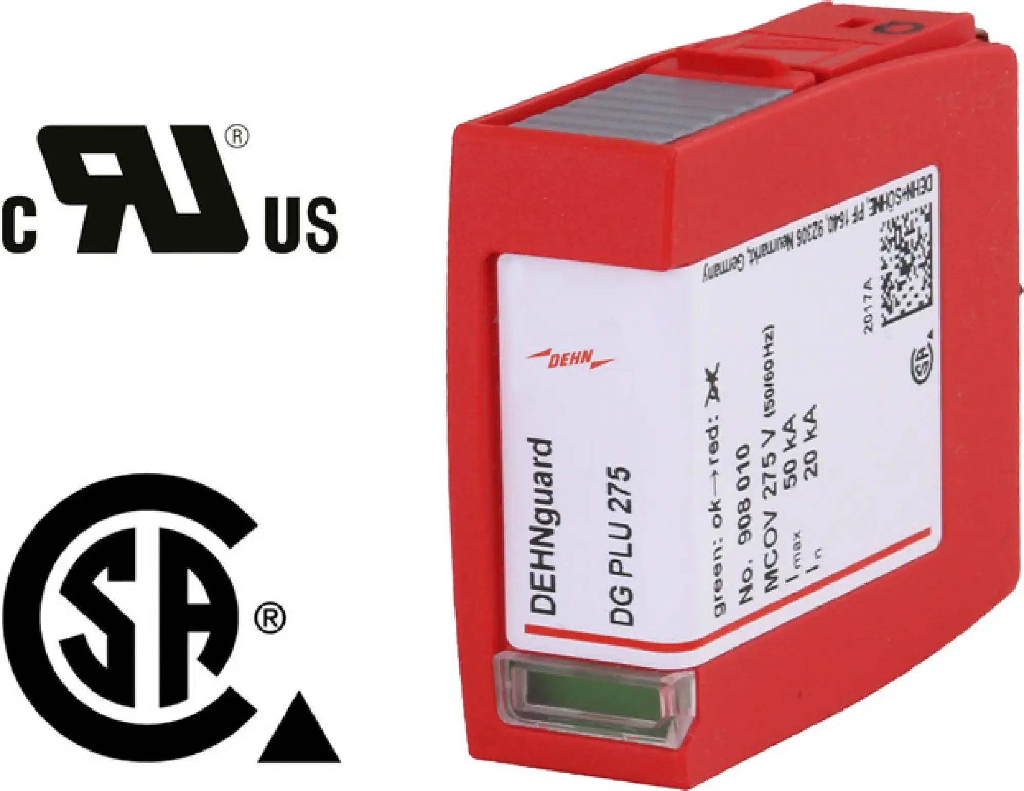 Dehn 908010 Surge arrester type 2 varistor protection module for DEHNguard M and S (img_001) Dehn 908010 Surge arrester type 2 varistor protection module for DEHNguard M and S (img_001)