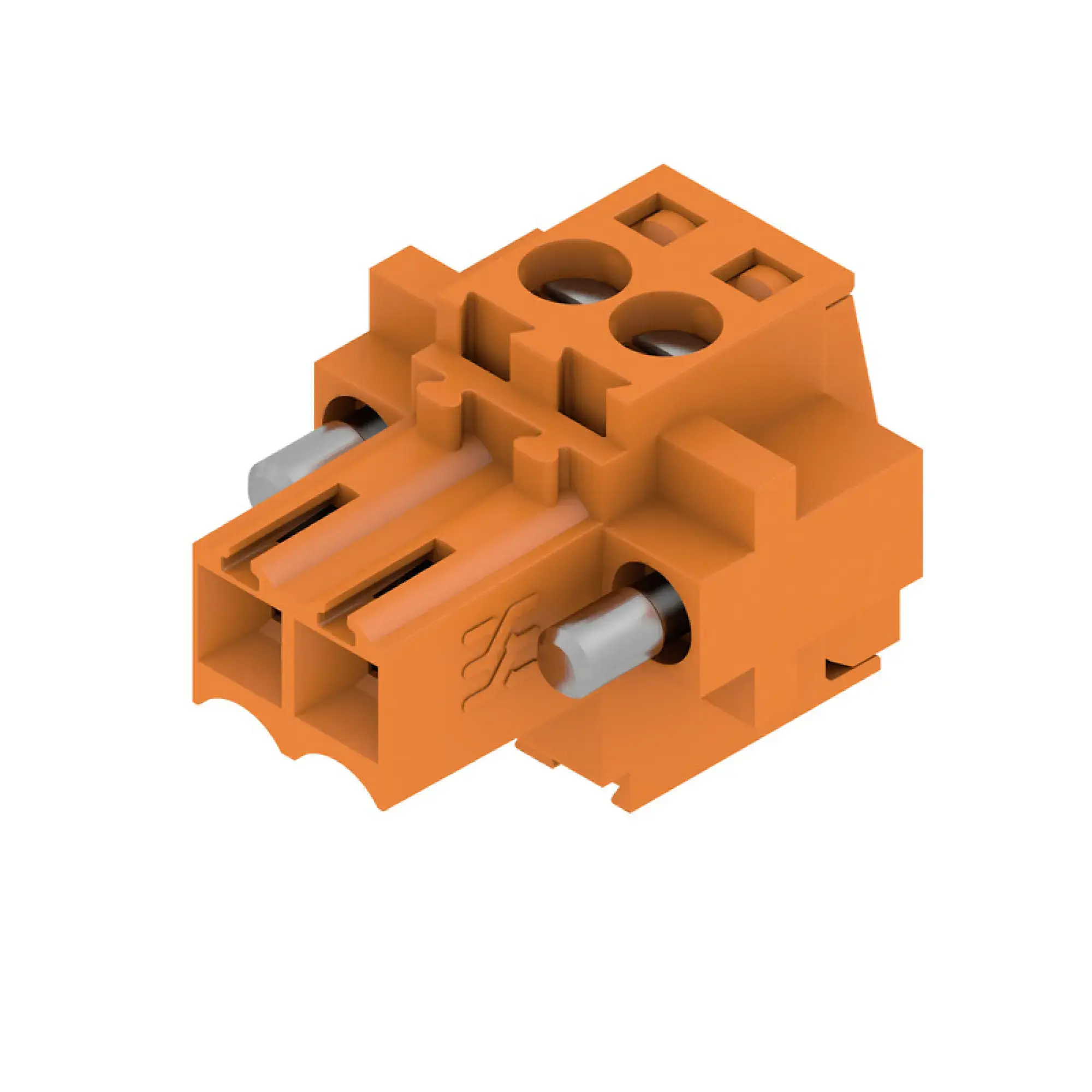 Weidmüller 1606640000 PCB connector (wire connection), 160 V, 17 A, Pitch in mm: 3.50, 1.5 mm², Number of poles: 2, Clamping yoke connection, Box (img_001)