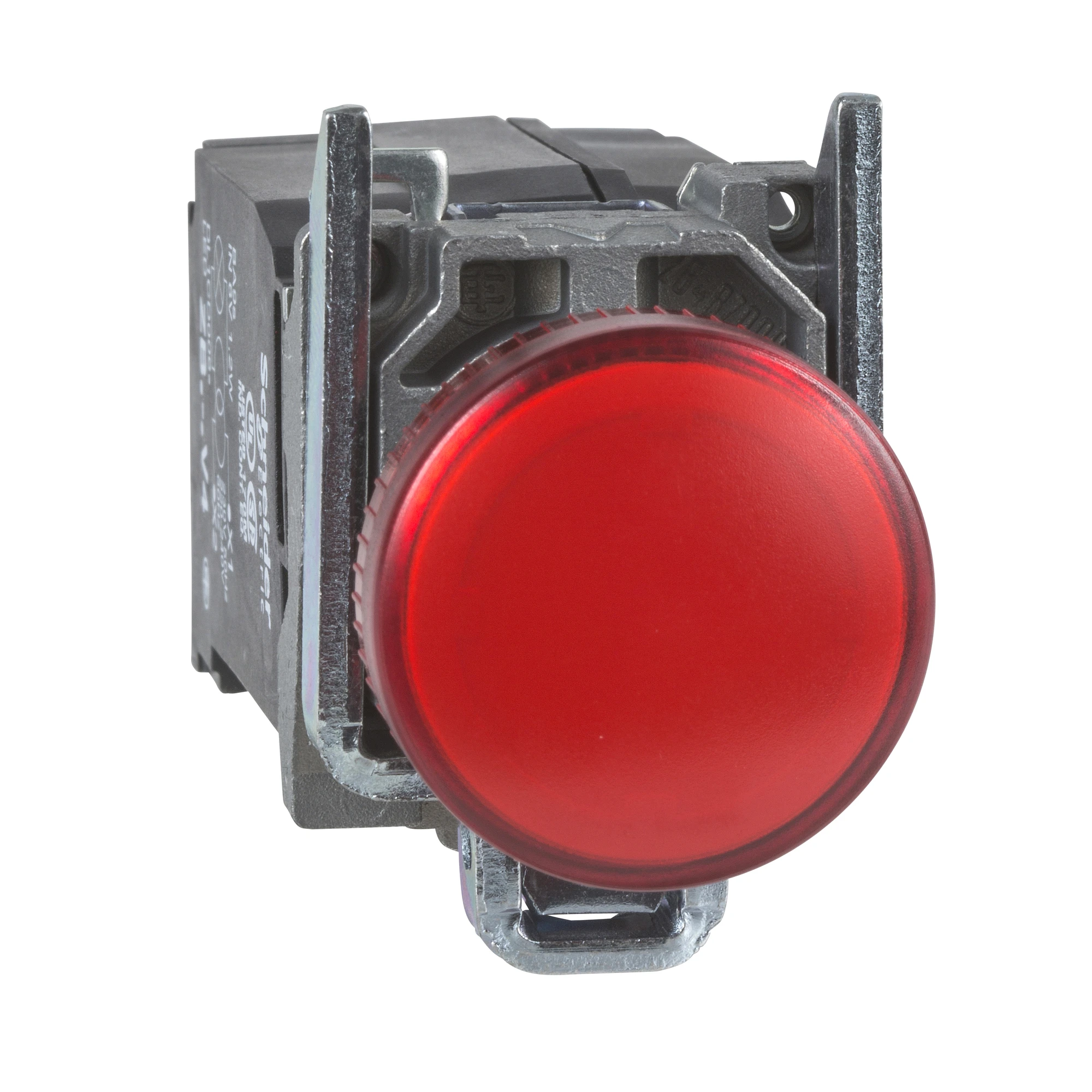 Schneider Electric XB4BV34 Signal lamp, Harmony XB4, metal, 22mm, red, with transformer, incandescent bulb BA9s, smooth dome, screw terminal, 120V AC (img_001) Schneider Electric XB4BV34 Signal lamp, Harmony XB4, metal, 22mm, red, with transformer, incandescent bulb BA9s, smooth dome, screw terminal, 120V AC (img_001)