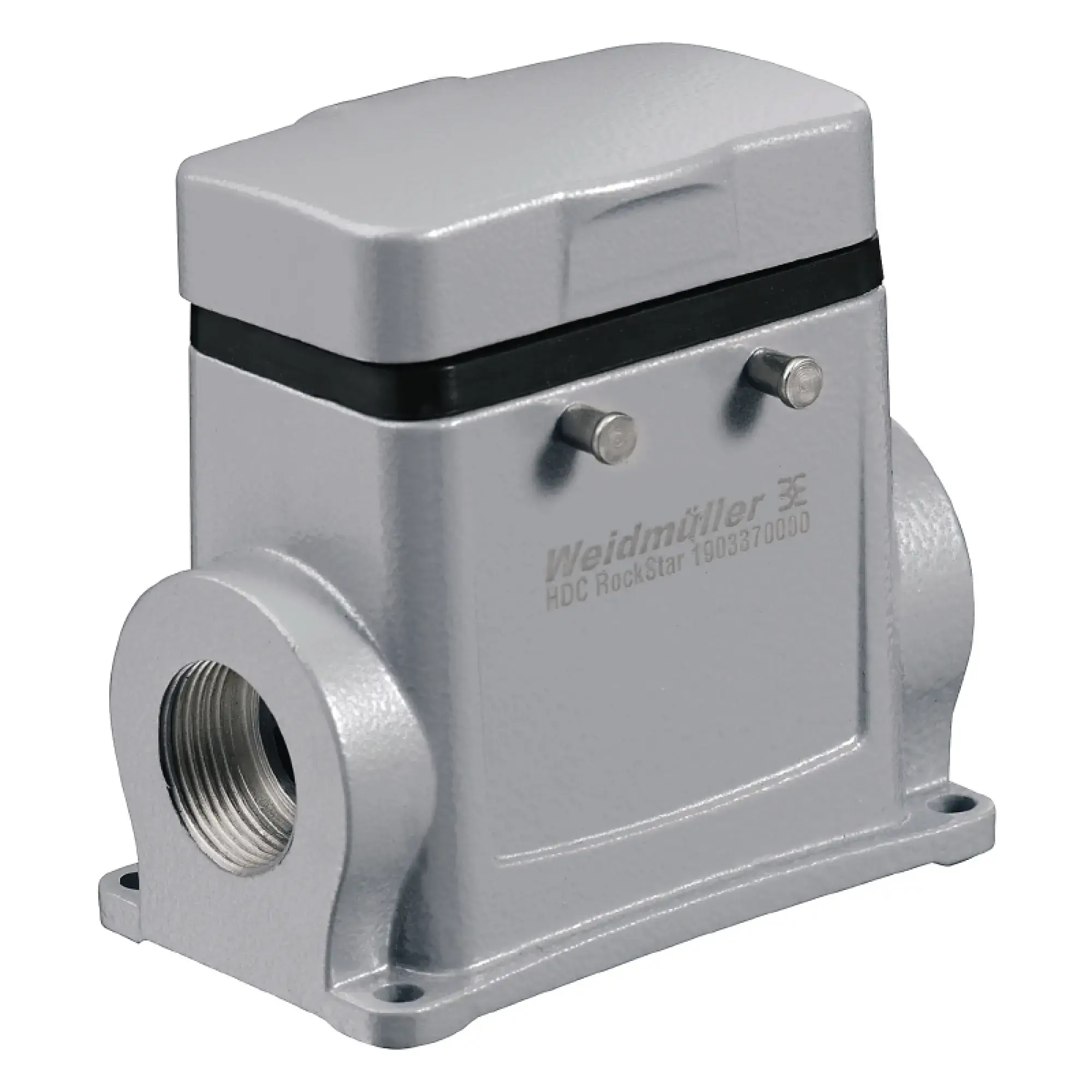 Weidmüller 1903370000 Housing (industry plug-in connectors), Base housing, Side-locking clamp on upper side, Size: 4, IP65 (in plugged condition) (img_001) Weidmüller 1903370000 Housing (industry plug-in connectors), Base housing, Side-locking clamp on upper side, Size: 4, IP65 (in plugged condition) (img_001)