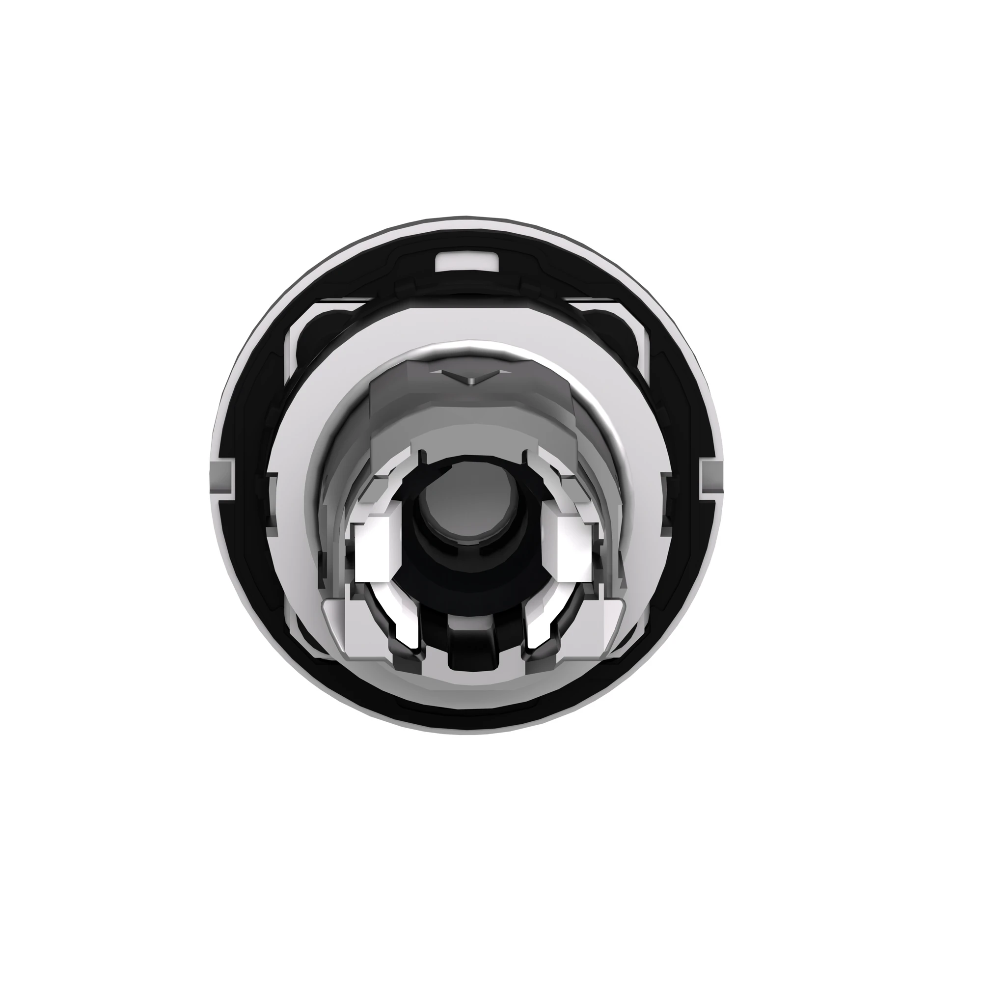 Schneider Electric ZB4FK1353 Illuminated Selector Switch, Front Element, Harmony XB4F, Metal, 30mm, Orange, for Universal LED, 3 Positions, Latching (img_002)