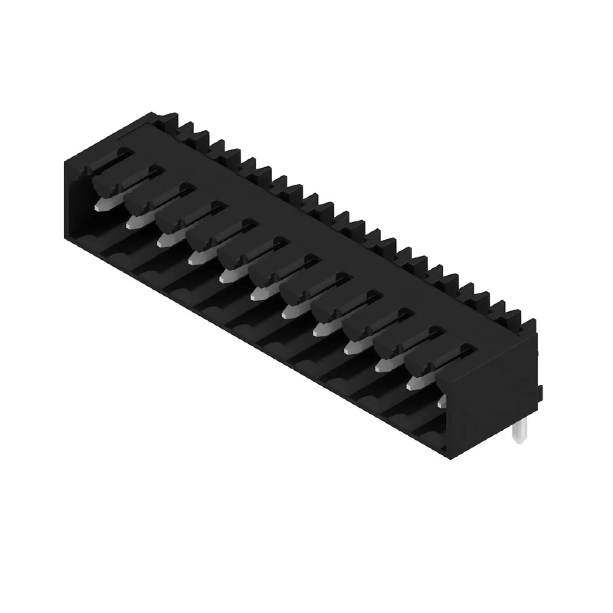 Weidmüller 1615490000 PCB connector (board connection), 160 V, 17 A, Pitch in mm: 3.50, Number of poles: 12, THT solder connection, Box (img_001)