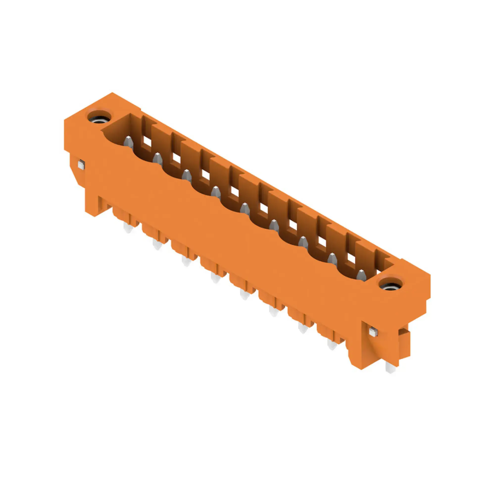 Weidmüller 1148120000 PCB connector (board connection), 320 V, 24 A, Pitch in mm: 5.08, Number of poles: 9, THT solder connection, Box (img_001)