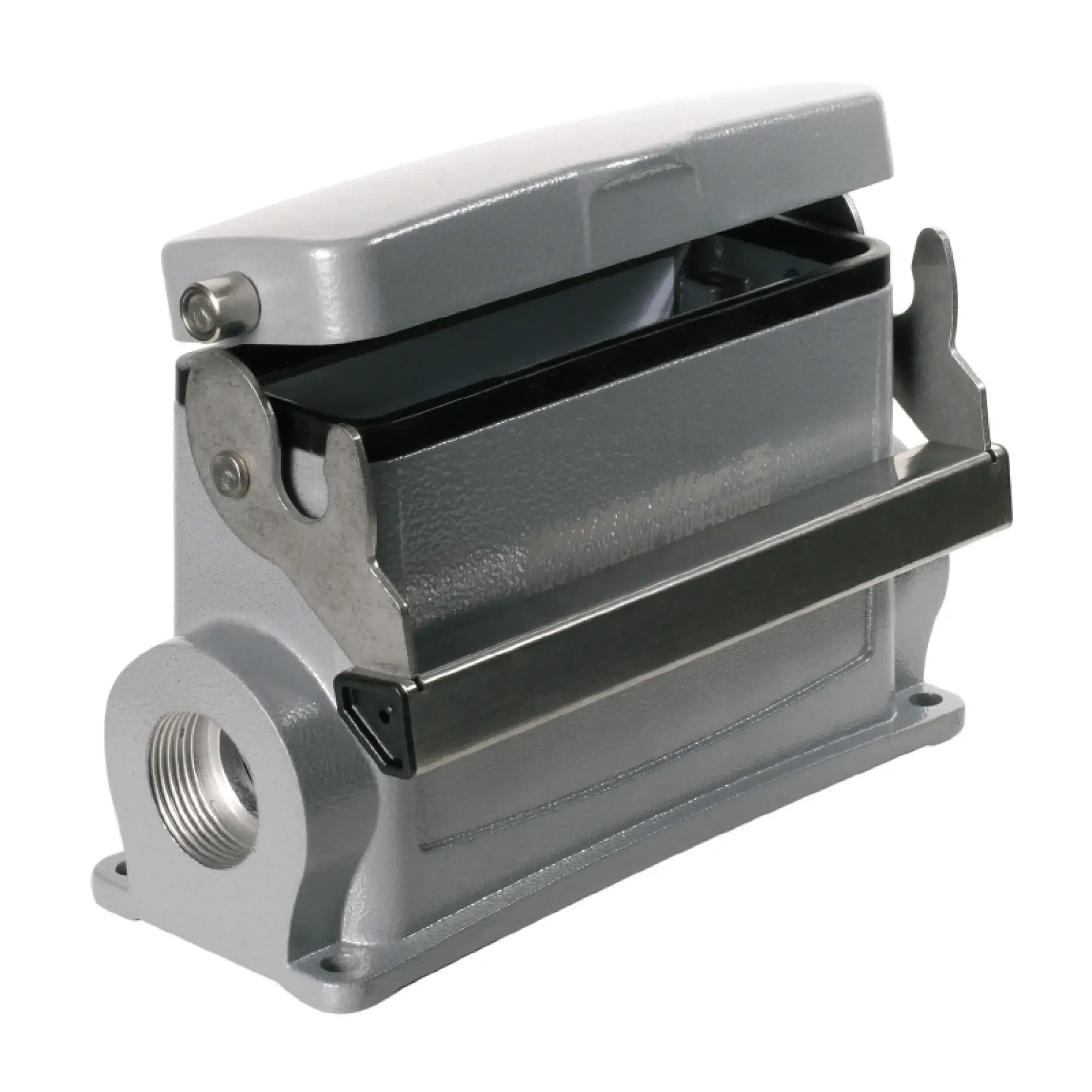 Weidmüller 1904430000 Housing (industry plug-in connectors), Base housing, End-locking clamp, lower side, Size: 8, IP65 (in plugged condition) (img_001)