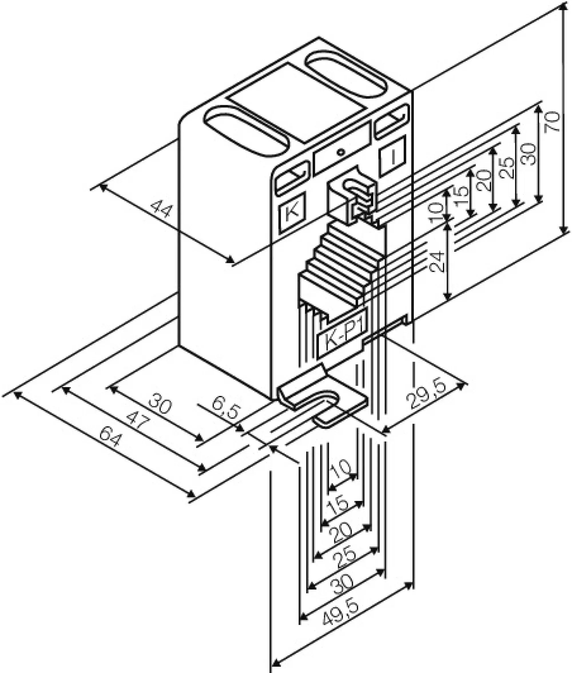 Hensel 20001378 Stromwandler-Set, 250/5 A, 3-phasig, Klasse 1, Leistung 2,5 VA ME 332 (img_002)
