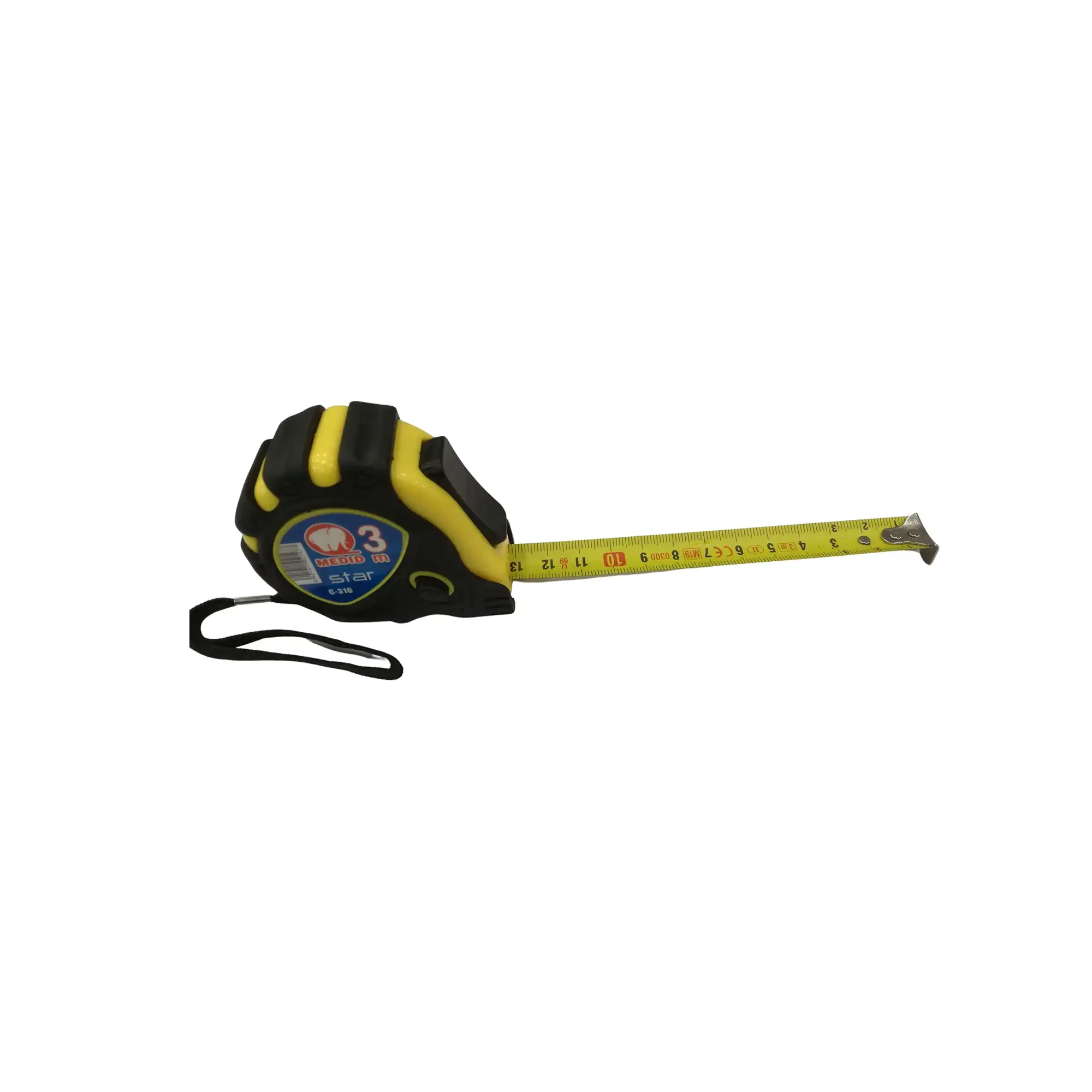 MEDID C316 Rolling tape measure STAR made of 2K-housing with tape brake- Unpacked 3m x 16 mm (img_002)