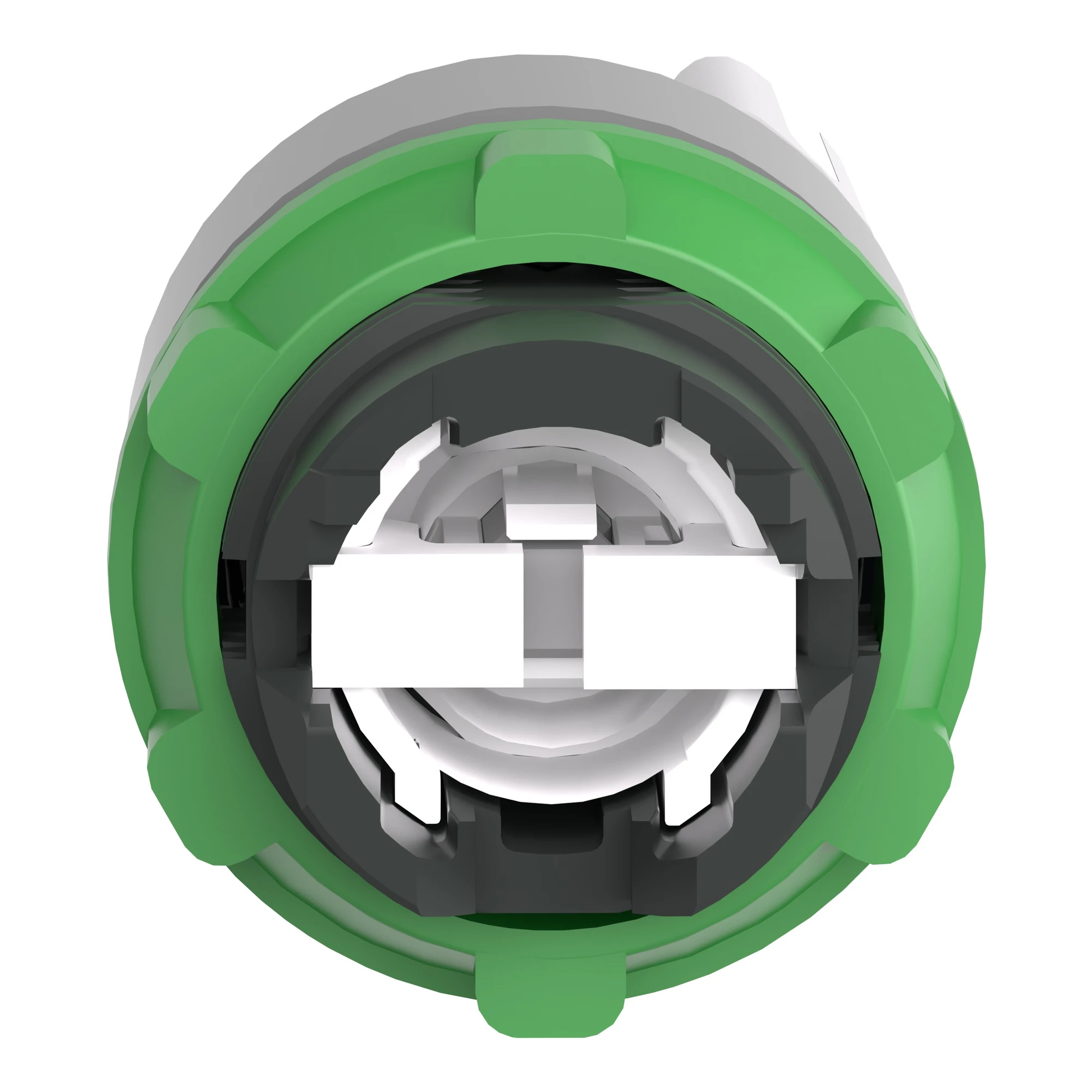 Schneider Electric ZB5AD401C0 Selector switch, front element, Harmony XB5, plastic, 22mm, light grey, white, 2 positions, momentary (img_002) Schneider Electric ZB5AD401C0 Selector switch, front element, Harmony XB5, plastic, 22mm, light grey, white, 2 positions, momentary (img_002)