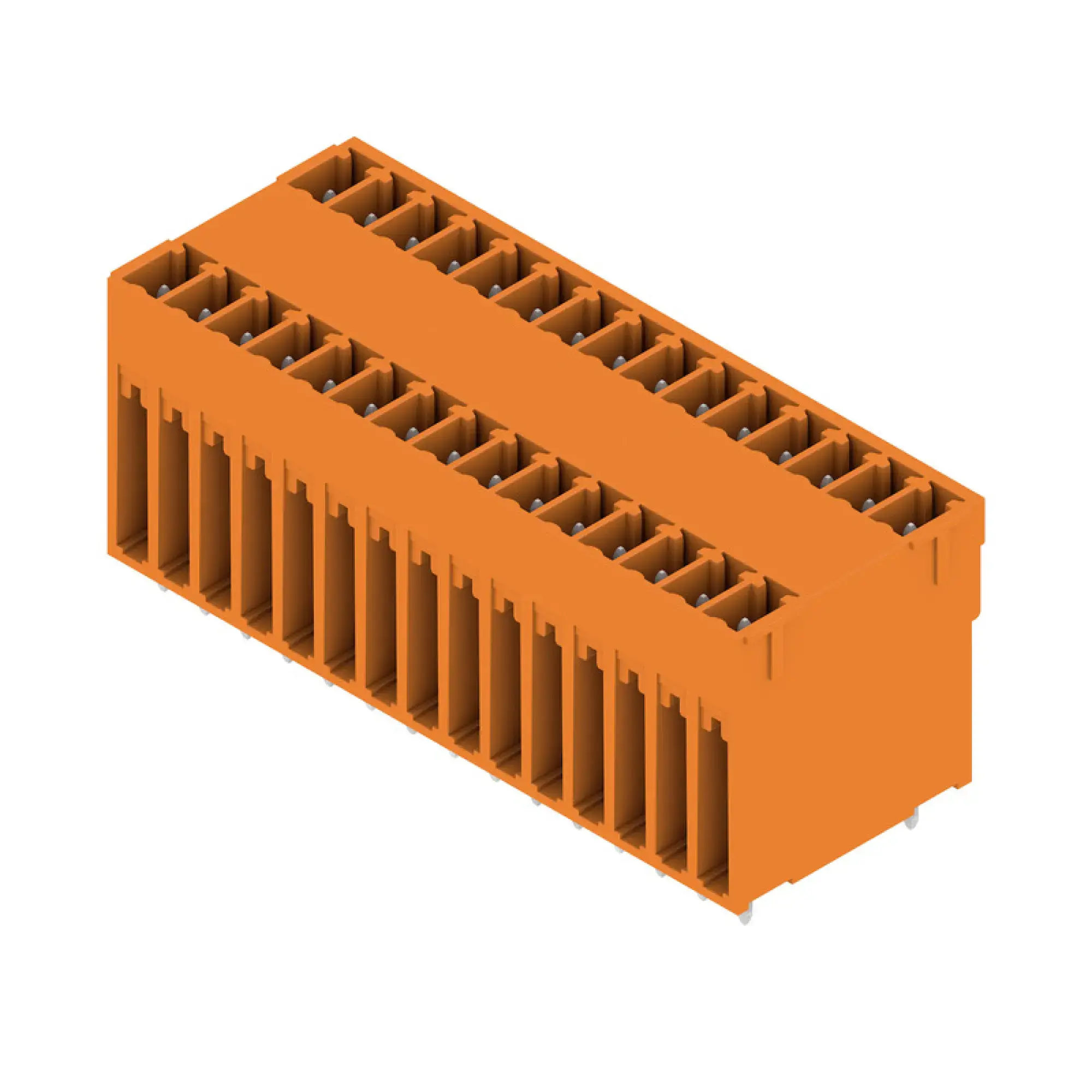 Weidmüller 1030070000 PCB connector (board connection), 160 V, 17.5 A, Pitch in mm: 3.81, Number of poles: 30, THT solder connection, Box (img_001)