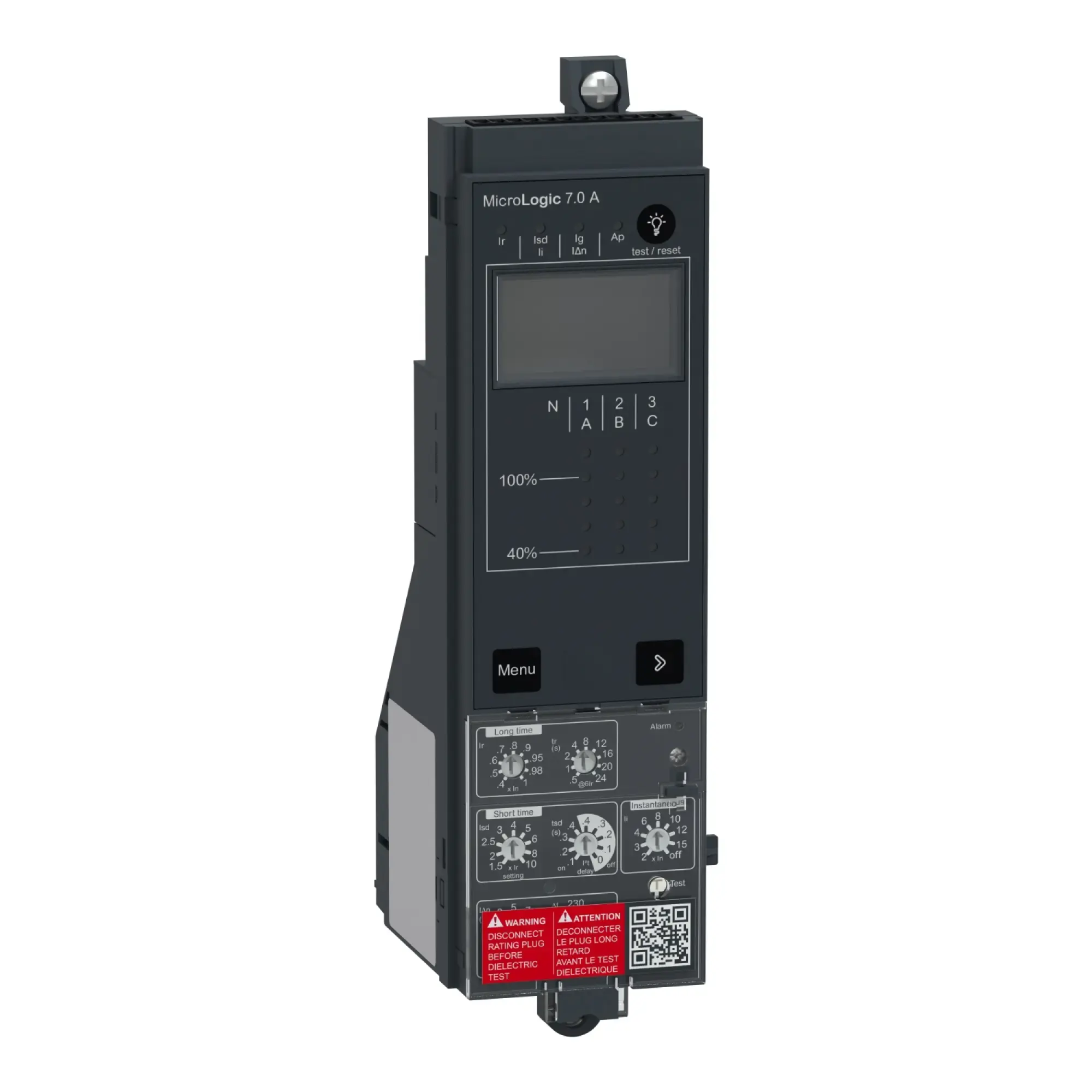 Schneider Electric C7AFM Auslöseeinheit MicroLogic 7.0A für ComPacT NS630b bis NS3200 in Festeinbau und mit Kipphebel, selektiver und FI-Schutz (img_002)