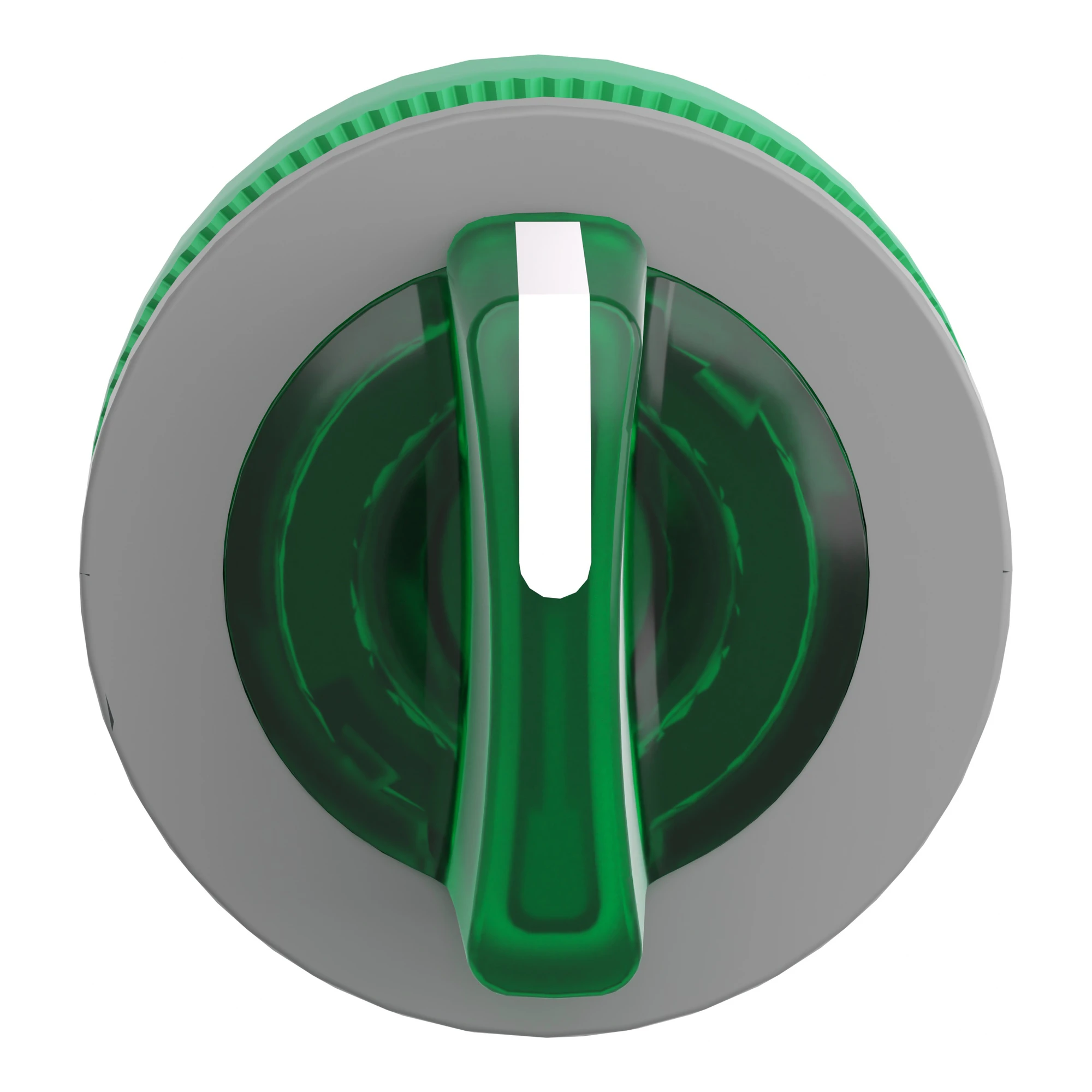 Schneider Electric ZB5FK1533C0 Illuminated selector switch, front element, Harmony XB5F, plastic, 30mm, green, for universal LED, 3 positions, center detent (img_004)