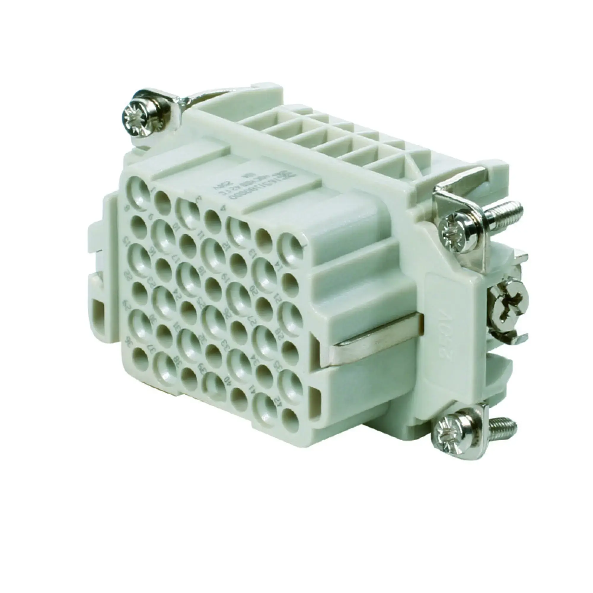 Weidmüller 1651180000 Contact insert (industry plug-in connectors), Female, 250 V, 10 A, Number of poles: 42, Crimp connection, Size: 4 (img_001)