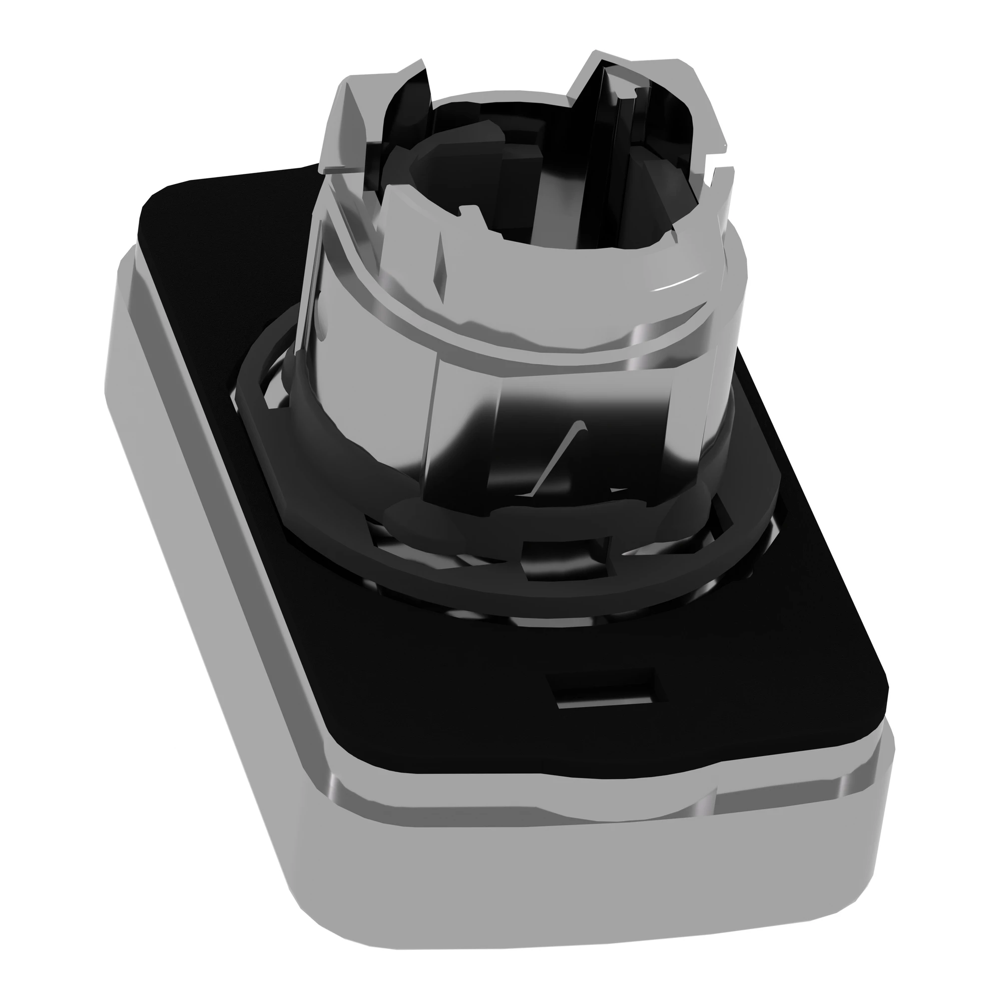 Schneider Electric ZB4BA7120 Double Push Button, Front Element, Harmony XB4, Metal, 22mm, Black, White, Unlabeled, Momentary (img_007) Schneider Electric ZB4BA7120 Double Push Button, Front Element, Harmony XB4, Metal, 22mm, Black, White, Unlabeled, Momentary (img_007)