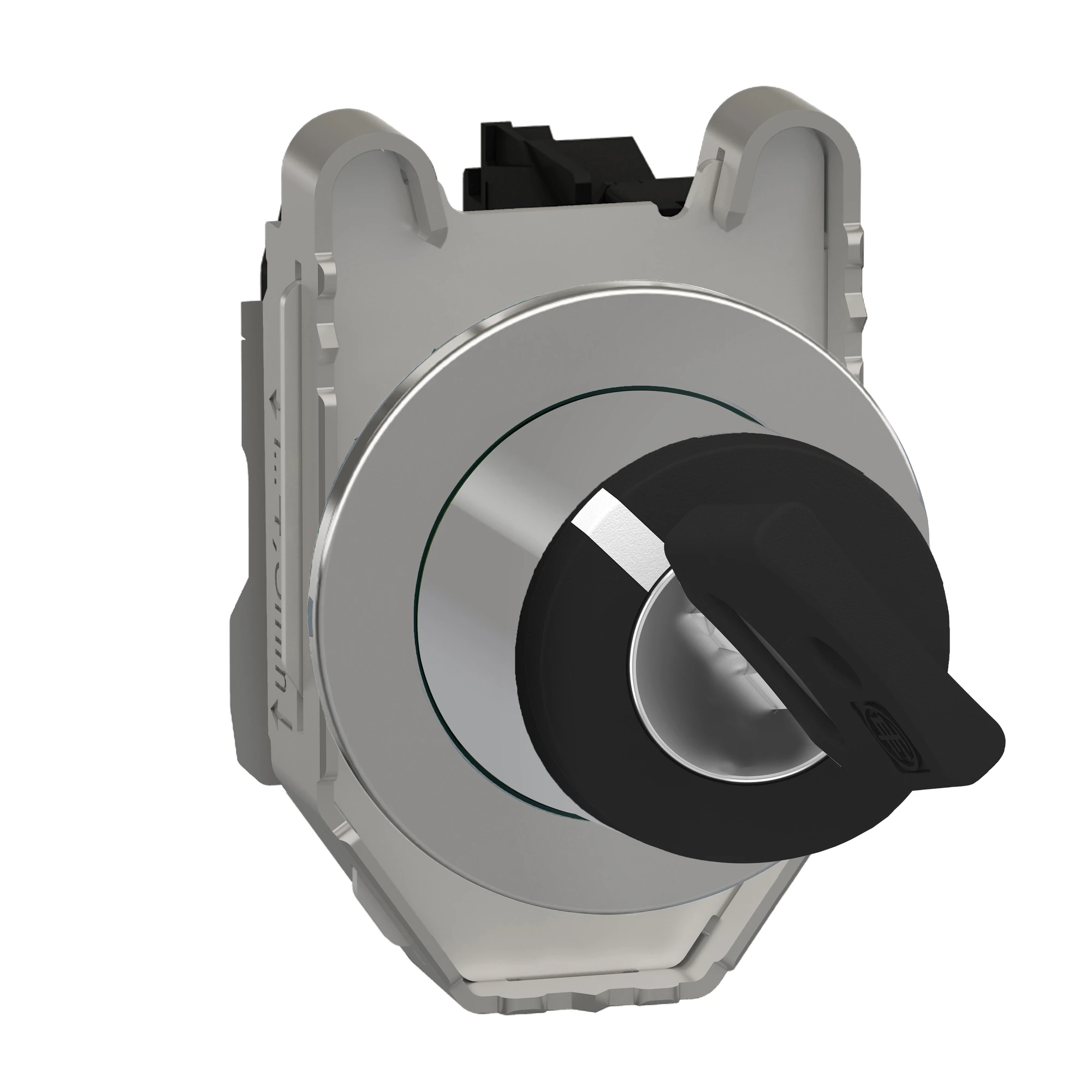 Schneider Electric XB4FG21 Key switch, Harmony XB4F, metal, 30mm, black, 2 positions, latching, Ronis 455, 1S (img_001)