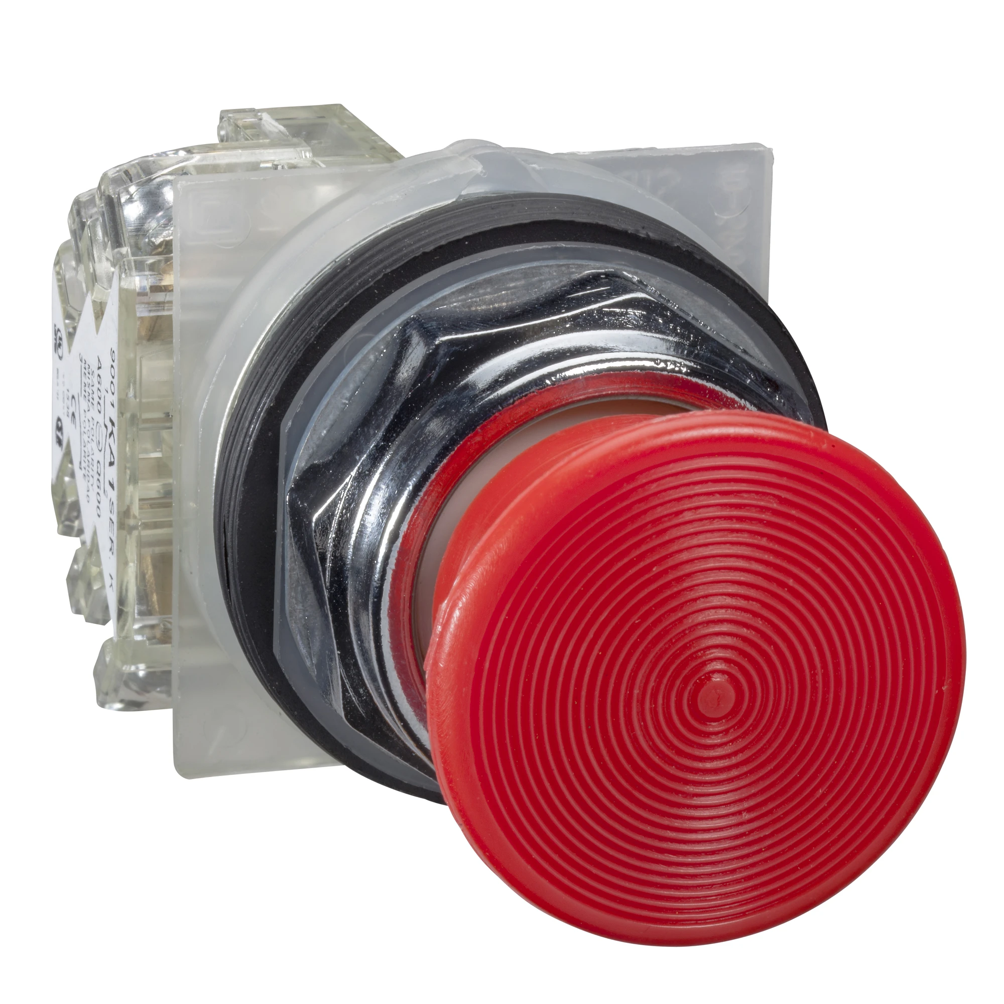 Schneider Electric 9001KR24RH13 Pushbutton Ø 30, Metal Front, Mushroom pushbutton Ø 35mm, red, 1NO (img_001) Schneider Electric 9001KR24RH13 Pushbutton Ø 30, Metal Front, Mushroom pushbutton Ø 35mm, red, 1NO (img_001)