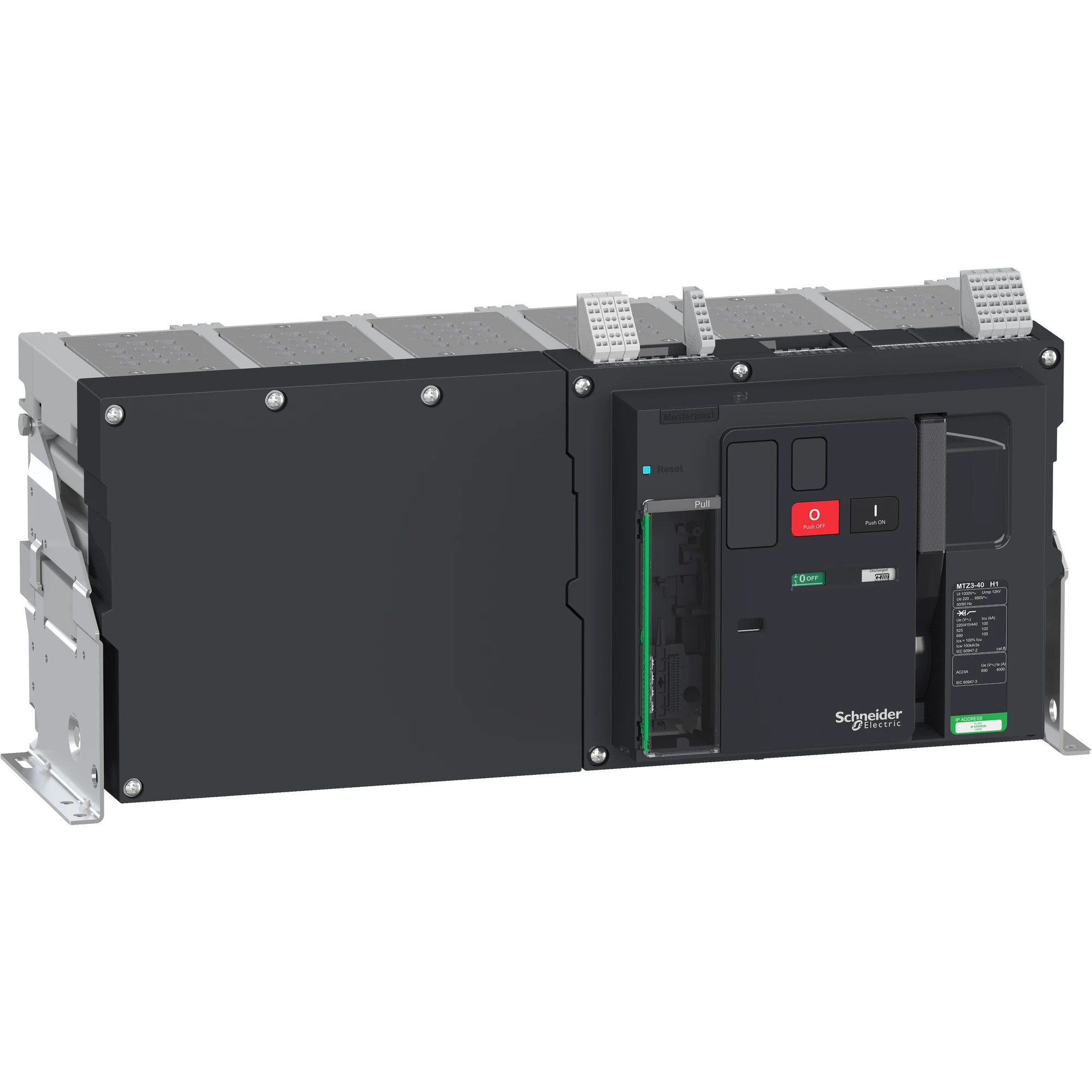 Schneider Electric LV848106 MasterPact MTZ3 4000A H1 Icu=100kA/440V Icu=50kA 3P Basic Switch Fixed Mount (img_001) Schneider Electric LV848106 MasterPact MTZ3 4000A H1 Icu=100kA/440V Icu=50kA 3P Basic Switch Fixed Mount (img_001)
