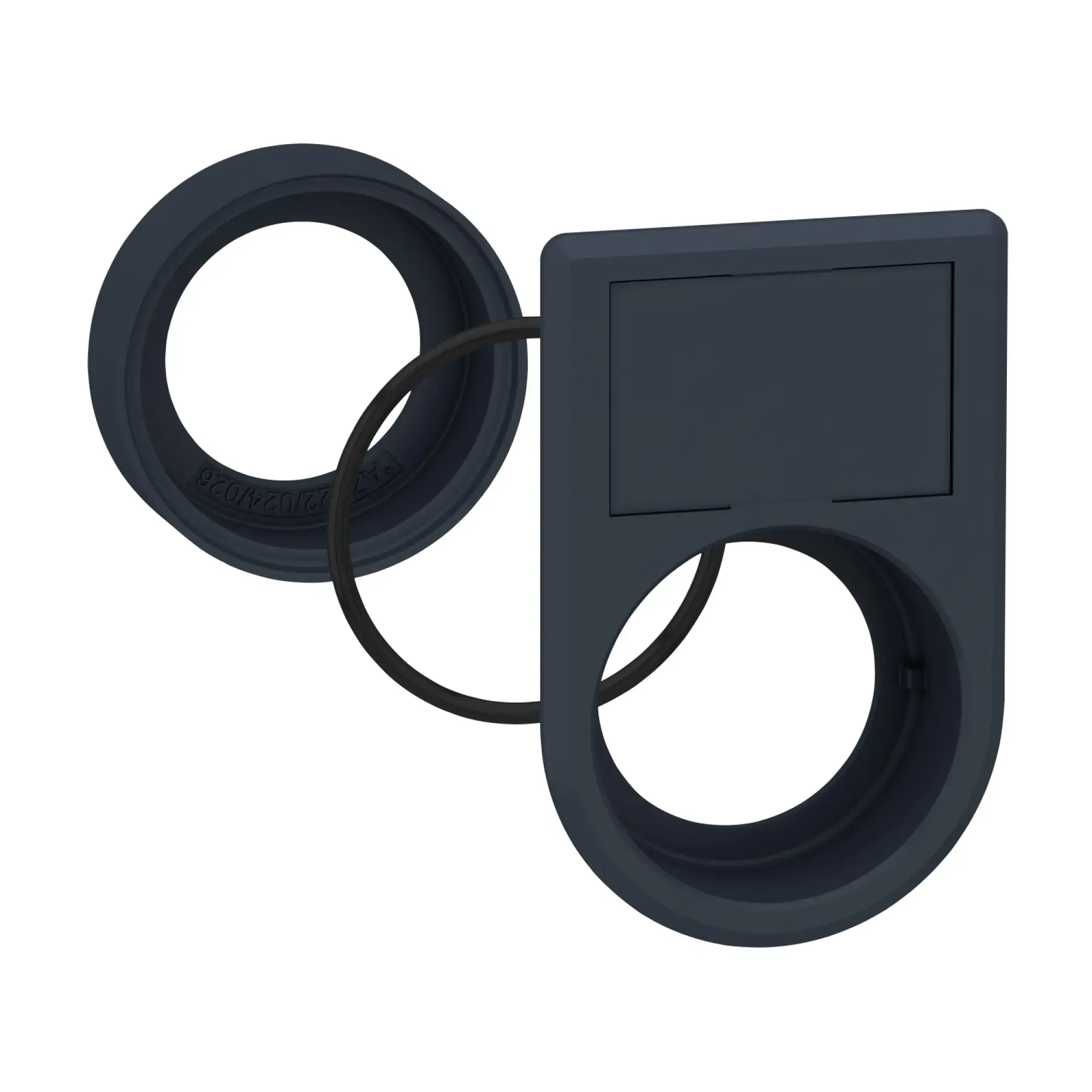 Schneider Electric ZB5AZ026 Mounting kit for flush mounting, Harmony XB5, plastic, for 22mm selector switches/indicator push buttons in 30mm, 2-line (img_002) Schneider Electric ZB5AZ026 Mounting kit for flush mounting, Harmony XB5, plastic, for 22mm selector switches/indicator push buttons in 30mm, 2-line (img_002)