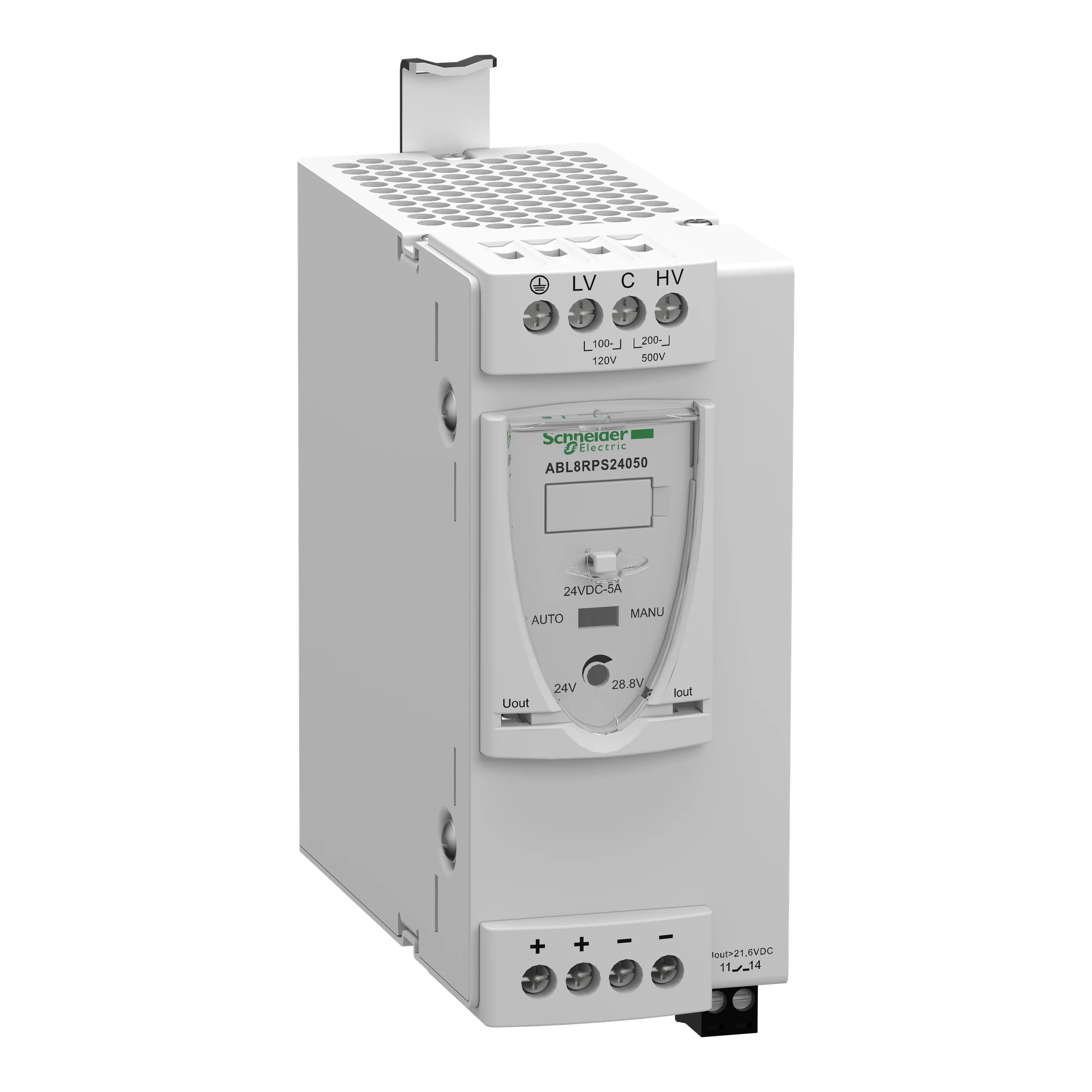 Schneider Electric ABL8RPS24050 Power Supply, Modicon ABL8, Universal, 1-/2 phase, 100-500V AC, 24V DC, 5A, 120W (img_001) Schneider Electric ABL8RPS24050 Power Supply, Modicon ABL8, Universal, 1-/2 phase, 100-500V AC, 24V DC, 5A, 120W (img_001)