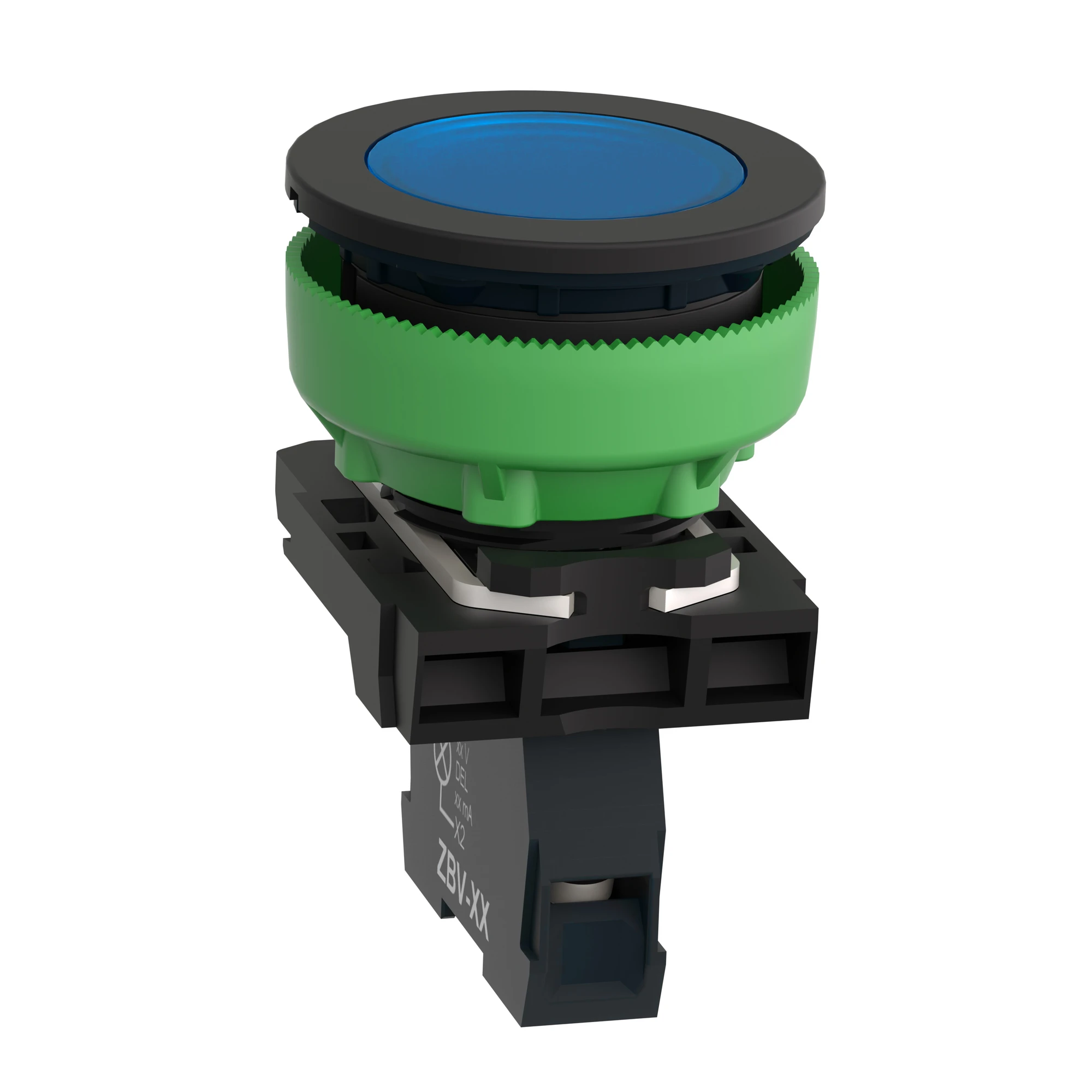 Schneider Electric XB5FVB6 Pilot light, Harmony XB5F, plastic, antimicrobial, blue, 30mm, universal LED, smooth dome, 24V ACDC (img_006) Schneider Electric XB5FVB6 Pilot light, Harmony XB5F, plastic, antimicrobial, blue, 30mm, universal LED, smooth dome, 24V ACDC (img_006)