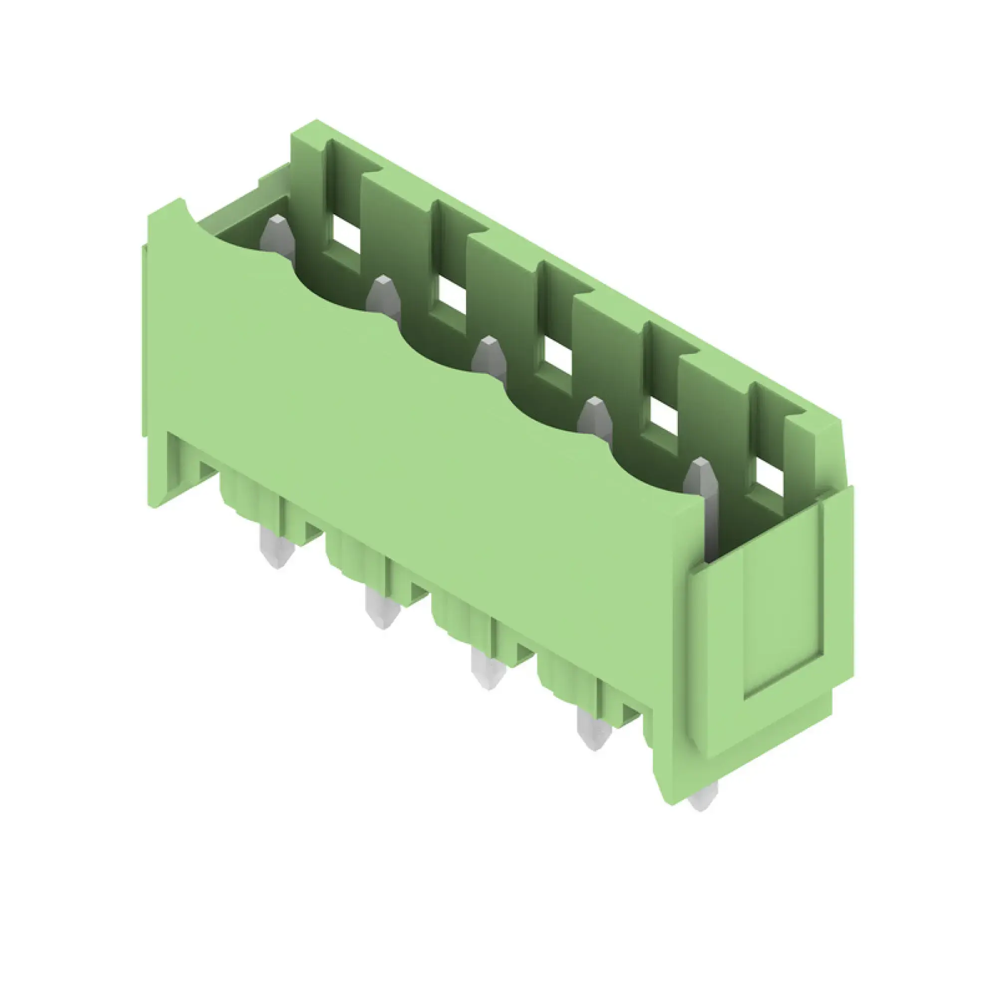 Weidmüller 1409390000 PCB connector (board connection), 320 V, 24 A, Pitch in mm: 5.08, Number of poles: 5, THT solder connection, Box (img_001)