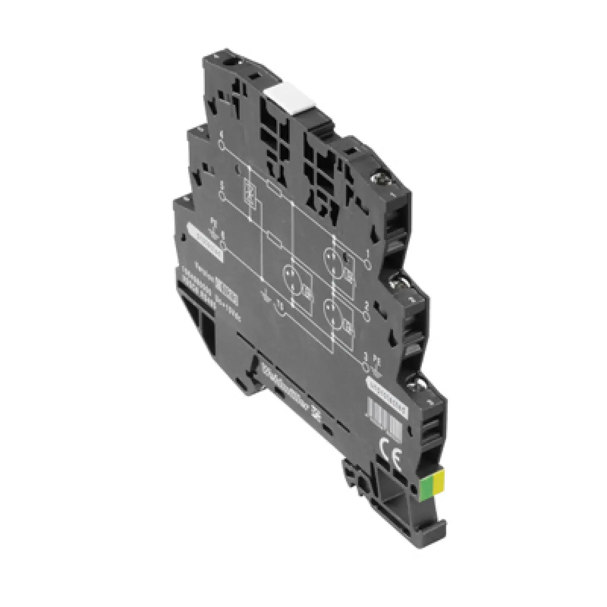 Weidmüller 1065010000 Surge voltage arrester (data networks/MCR-technology), Surge protection for measurement and control, binary, Number of signals: 1, AC, 12 V, 500 mA, T (img_001)