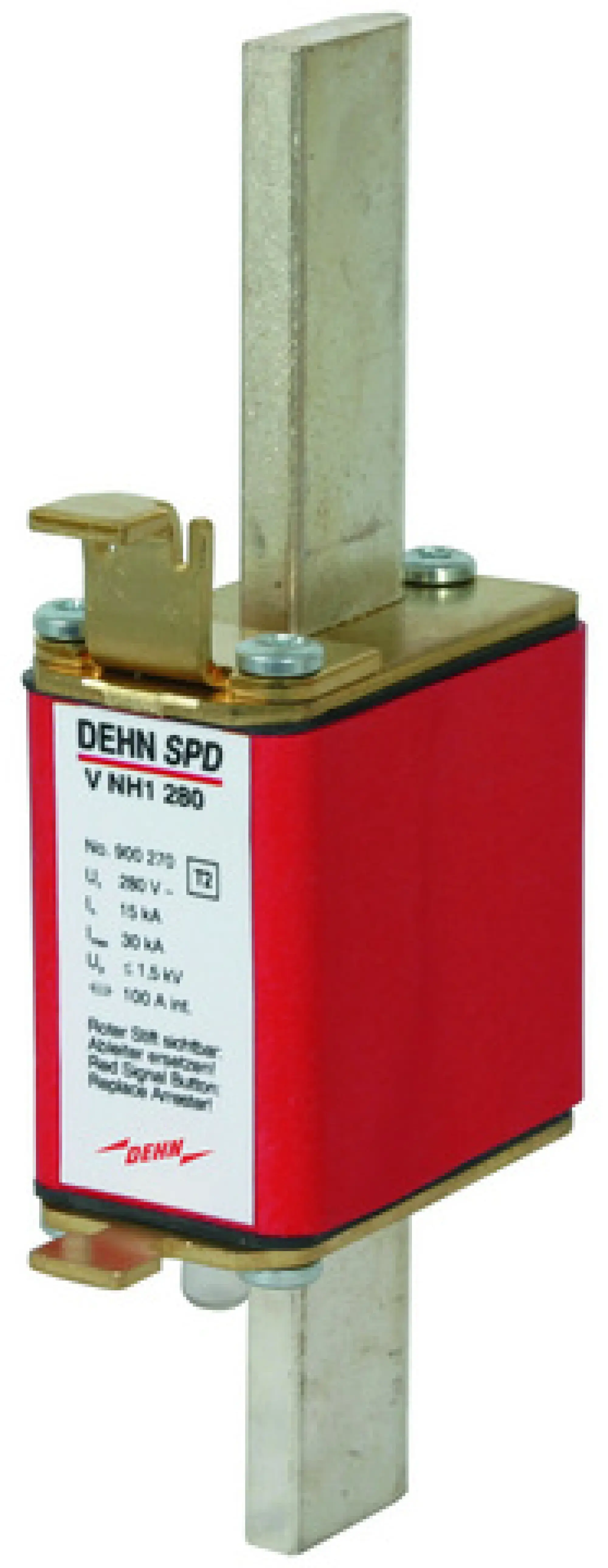 Dehn 900270 Surge arrester Type 2 / single-pole 280V a.c. for NH1 fuse holders (img_001)