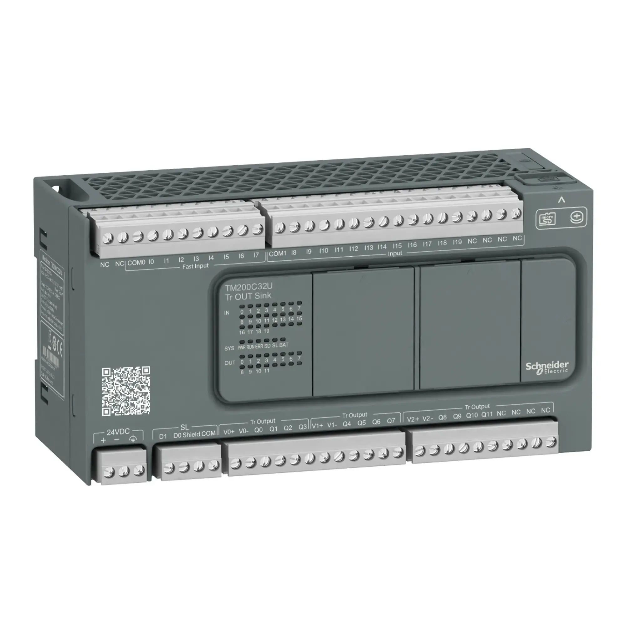 Schneider Electric TM200C32U Easy Modicon M200, SPS-Steuerung, 20E/12A, Transistor Sink, 24VDC (img_001) Schneider Electric TM200C32U Easy Modicon M200, SPS-Steuerung, 20E/12A, Transistor Sink, 24VDC (img_001)