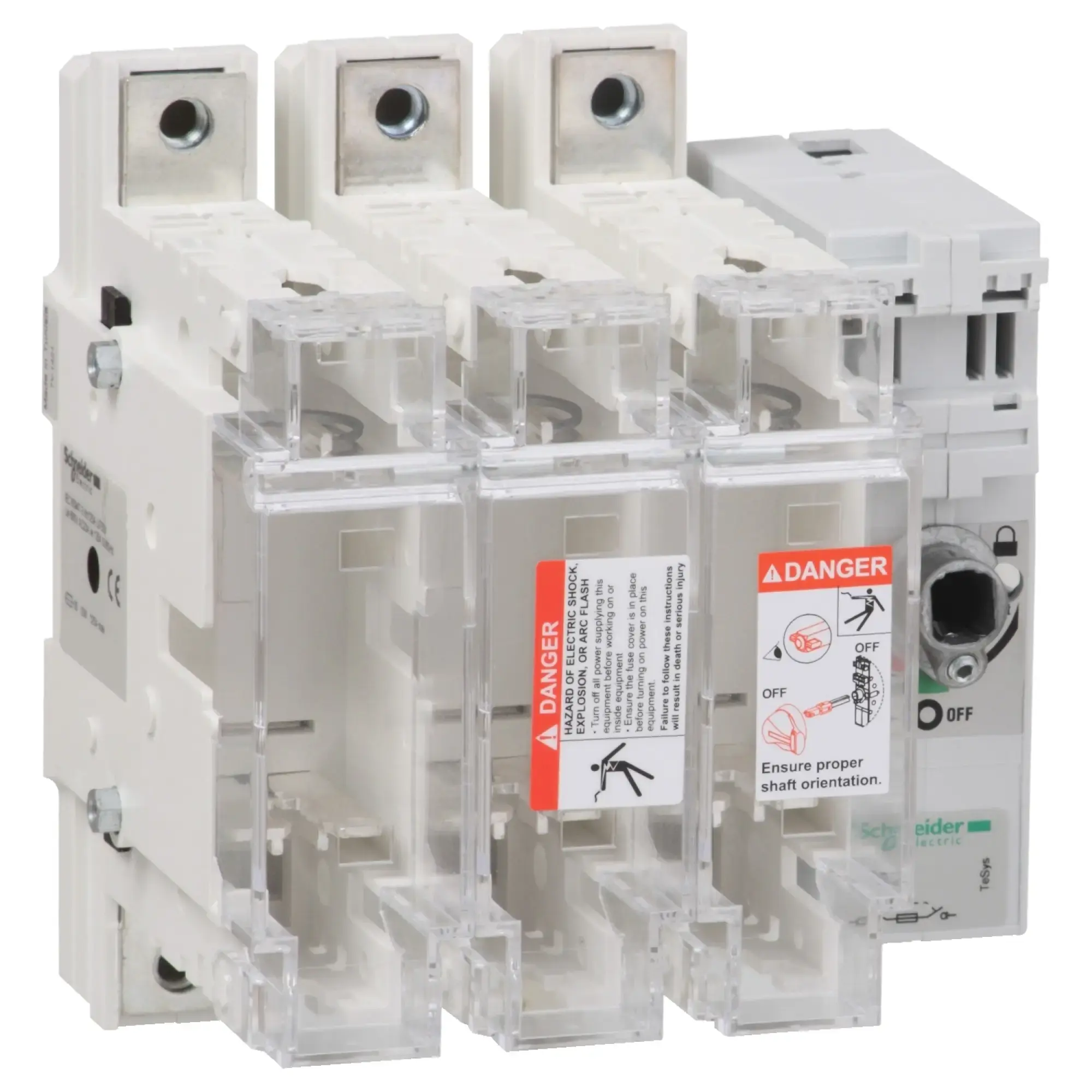 Schneider Electric GS2N3 Load Disconnect Switch w. Fuses TeSys GS2N, 3p, 250A, DIN 1 (img_002)