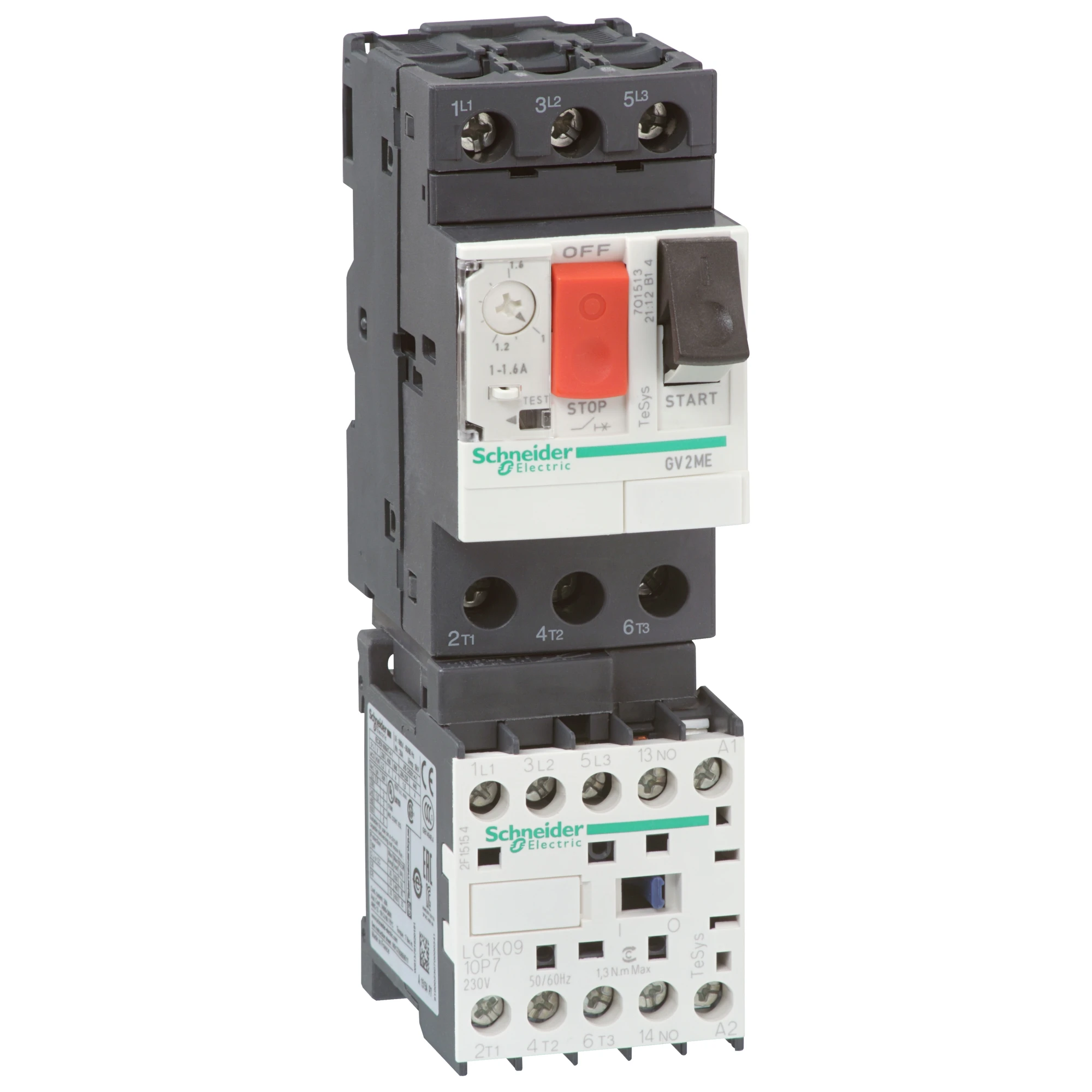 Schneider Electric GV2ME06K1BW3 Direct starter, 0.37kW/400V/AC3, 24V DC, 1 direction of rotation (img_001) Schneider Electric GV2ME06K1BW3 Direct starter, 0.37kW/400V/AC3, 24V DC, 1 direction of rotation (img_001)