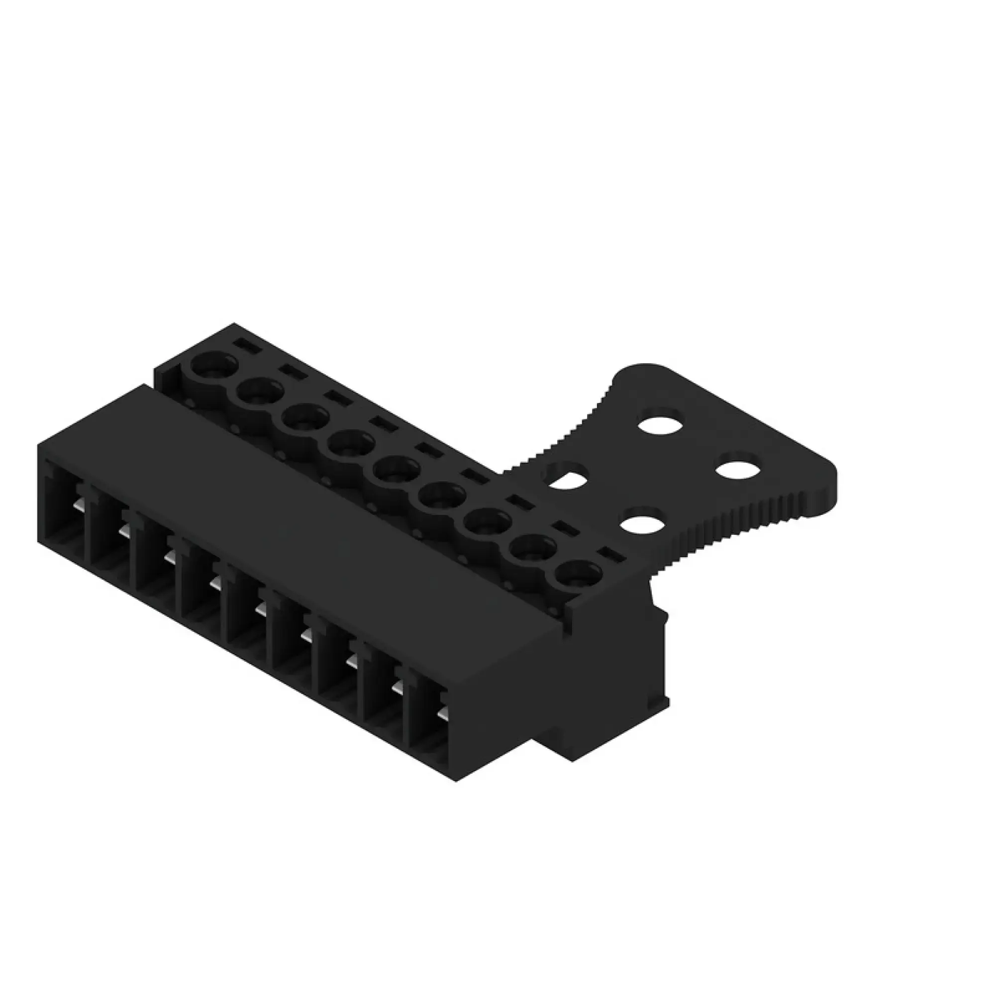 Weidmüller 1071750000 PCB connector (wire connection), 160 V, 17.5 A, Pitch in mm: 3.81, 1.5 mm², Number of poles: 9, Clamping yoke connection, Box (img_001)