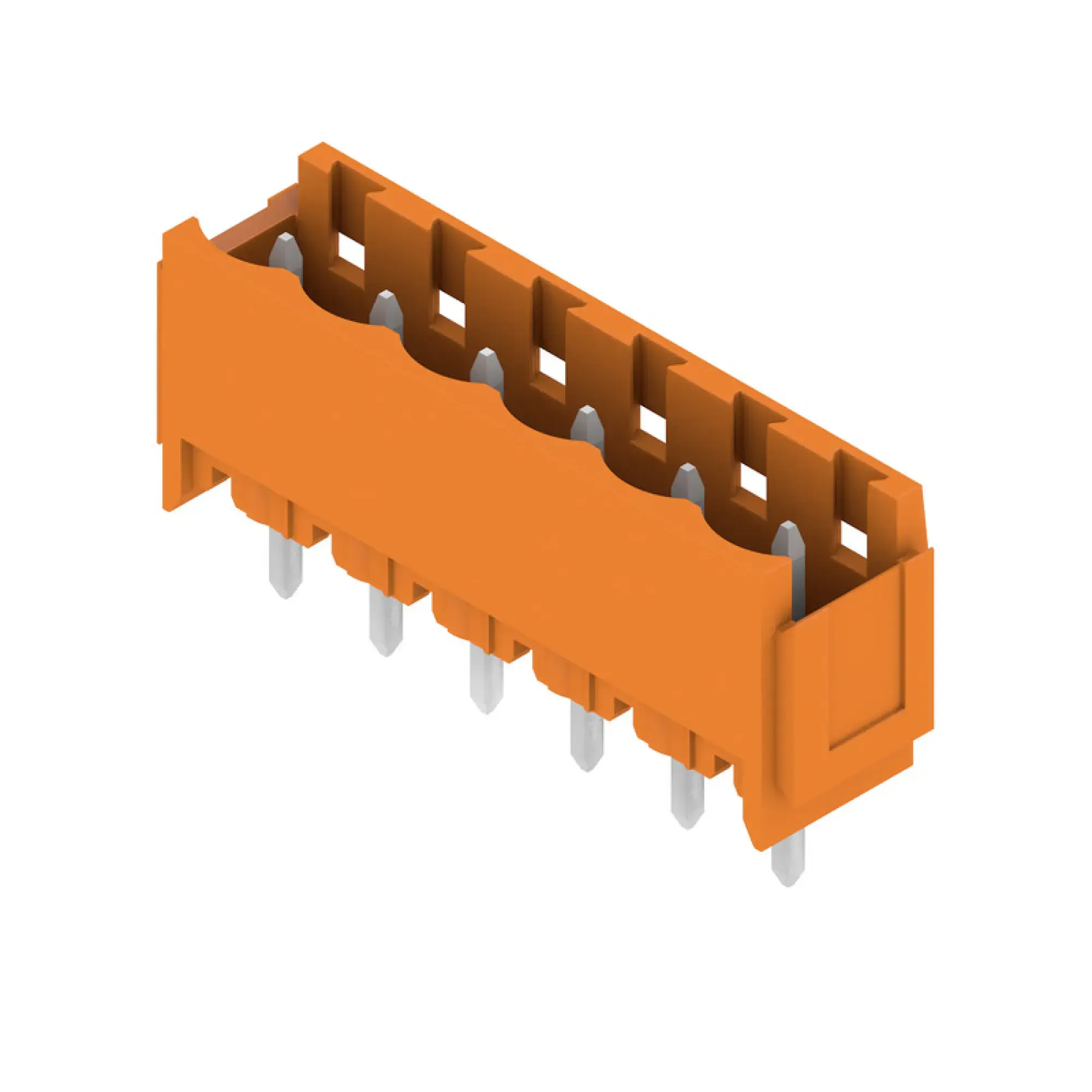 Weidmüller 2455370000 PCB connector (board connection), 320 V, 24 A, Pitch in mm: 5.08, Number of poles: 6, THT solder connection, Box (img_001)