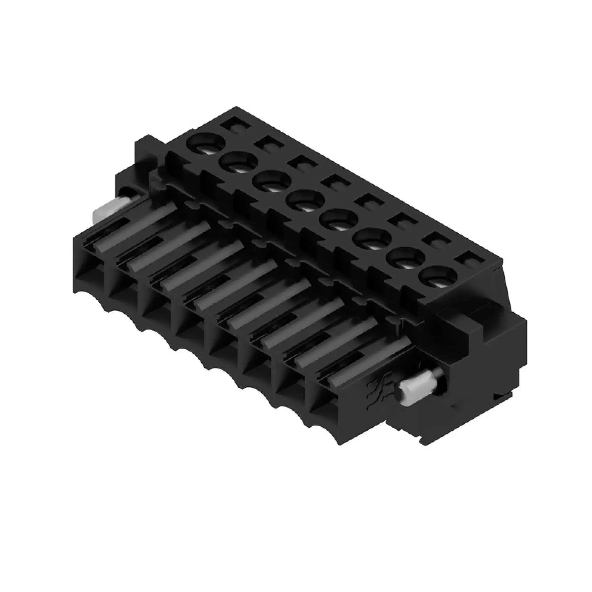Weidmüller 1615840000 PCB connector (wire connection), 160 V, 17 A, Pitch in mm: 3.50, 1.5 mm², Number of poles: 8, Clamping yoke connection, Box (img_001)