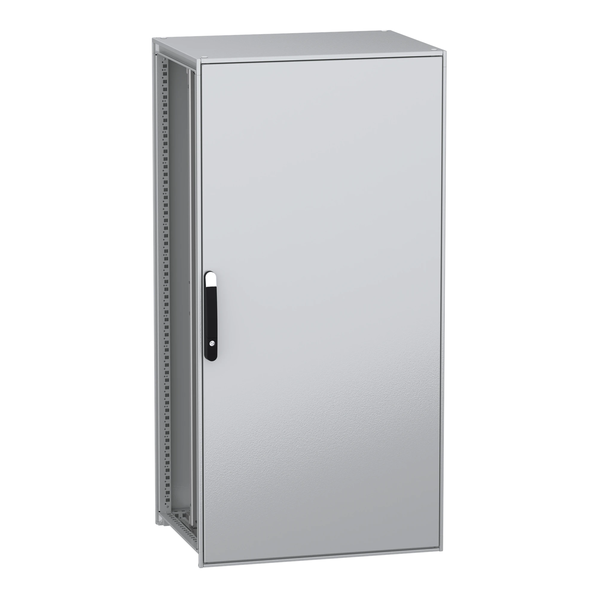 Schneider Electric NSYSFN16860P Floor-standing enclosure, electrical, PanelSeT SFN, made of decarbonized steel, with mounting plate, mounted, 1600x800x600mm, IP55 (img_001)