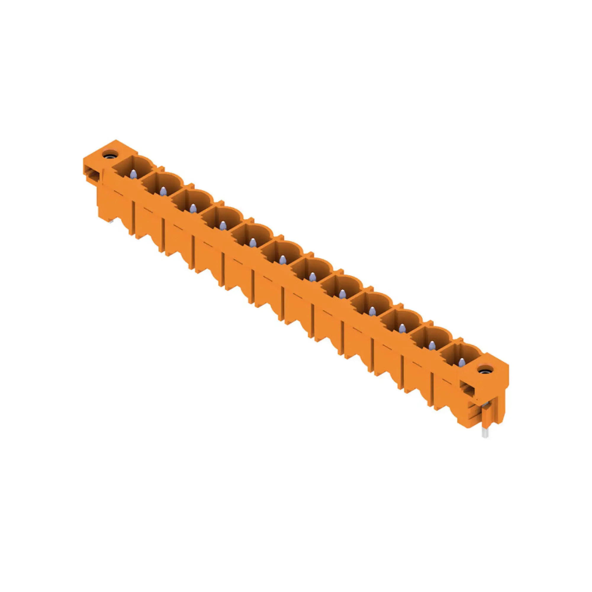 Weidmüller 1141300000 PCB connector (board connection), 500 V, 29 A, Pitch in mm: 7.62, Number of poles: 12, THT solder connection, Box (img_001)
