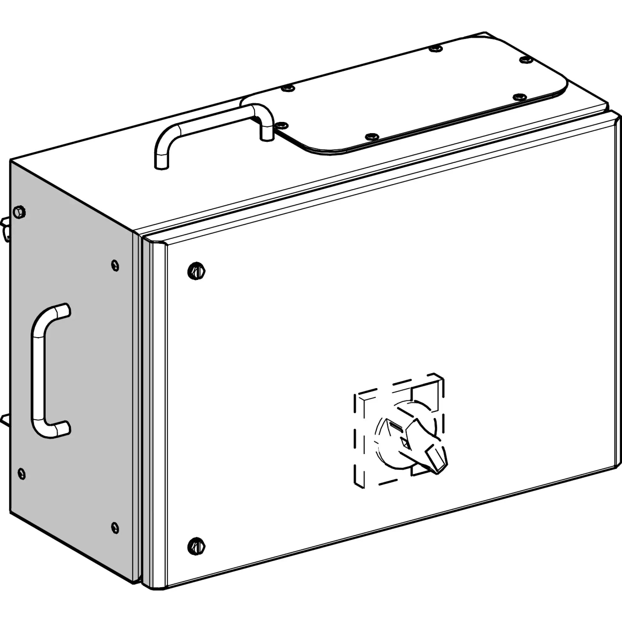Schneider Electric KSB160SM413 KS Outlet box, 160A, empty, 3L+N+PE, 13 Modular spacings for NG125 (img_002)
