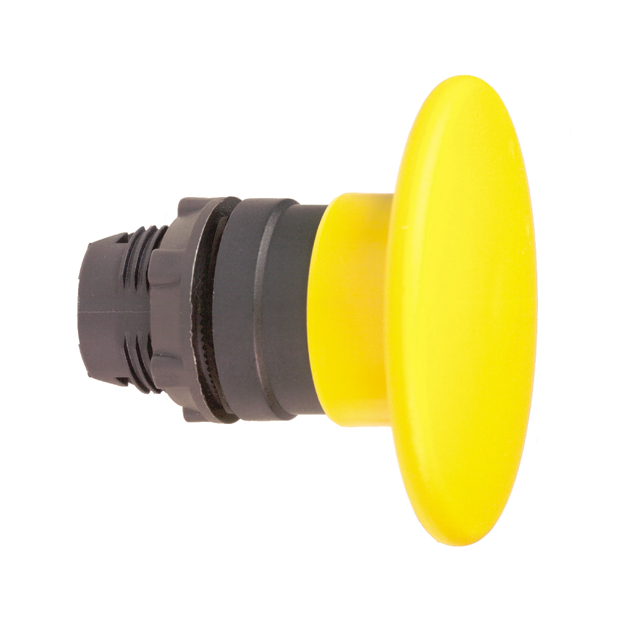 Schneider Electric ZB5AR5 Mushroom Push Button, Front Element, Harmony XB5, Plastic, 22mm, Yellow, Mushroom 60mm, Unlabeled, Momentary (img_001)