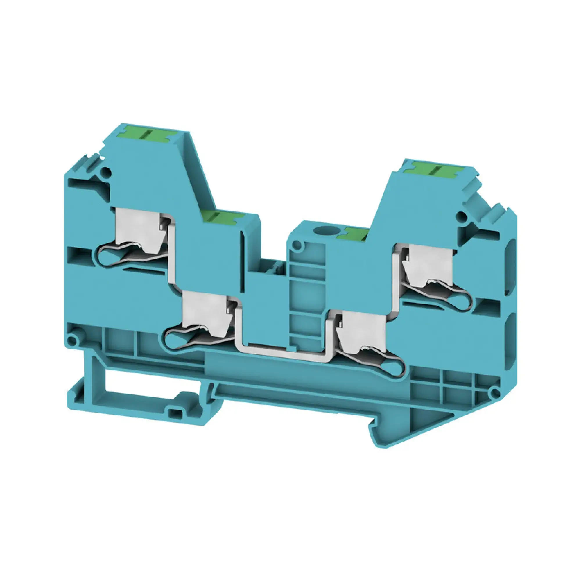 Weidmüller 3037450000 Feed-through terminal block, SNAP IN, blue, 6 mm², 41 A, 1000 V, Number of connections: 4 (img_001) Weidmüller 3037450000 Feed-through terminal block, SNAP IN, blue, 6 mm², 41 A, 1000 V, Number of connections: 4 (img_001)