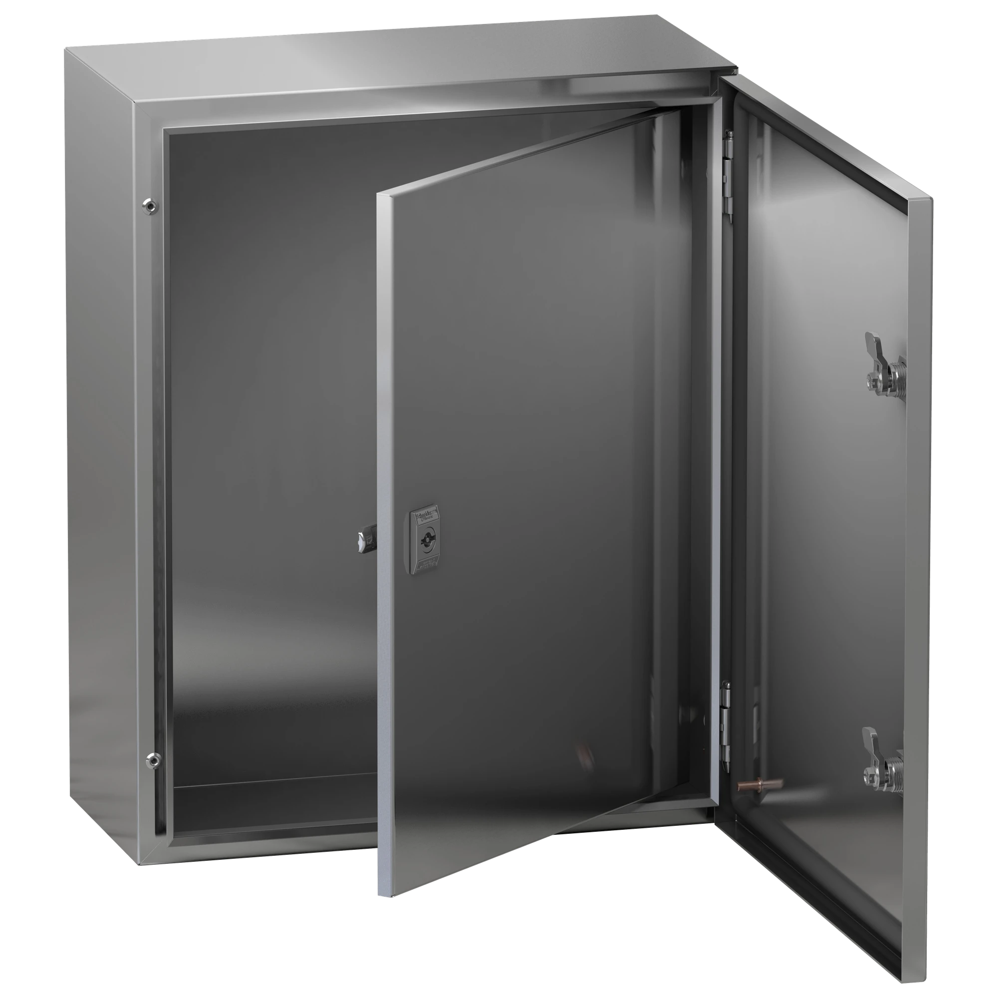 Schneider Electric NSYPIN43 Interior door for Spacial WM enclosure W400xH300, steel, RAL7035, depth adjustment (img_001)
