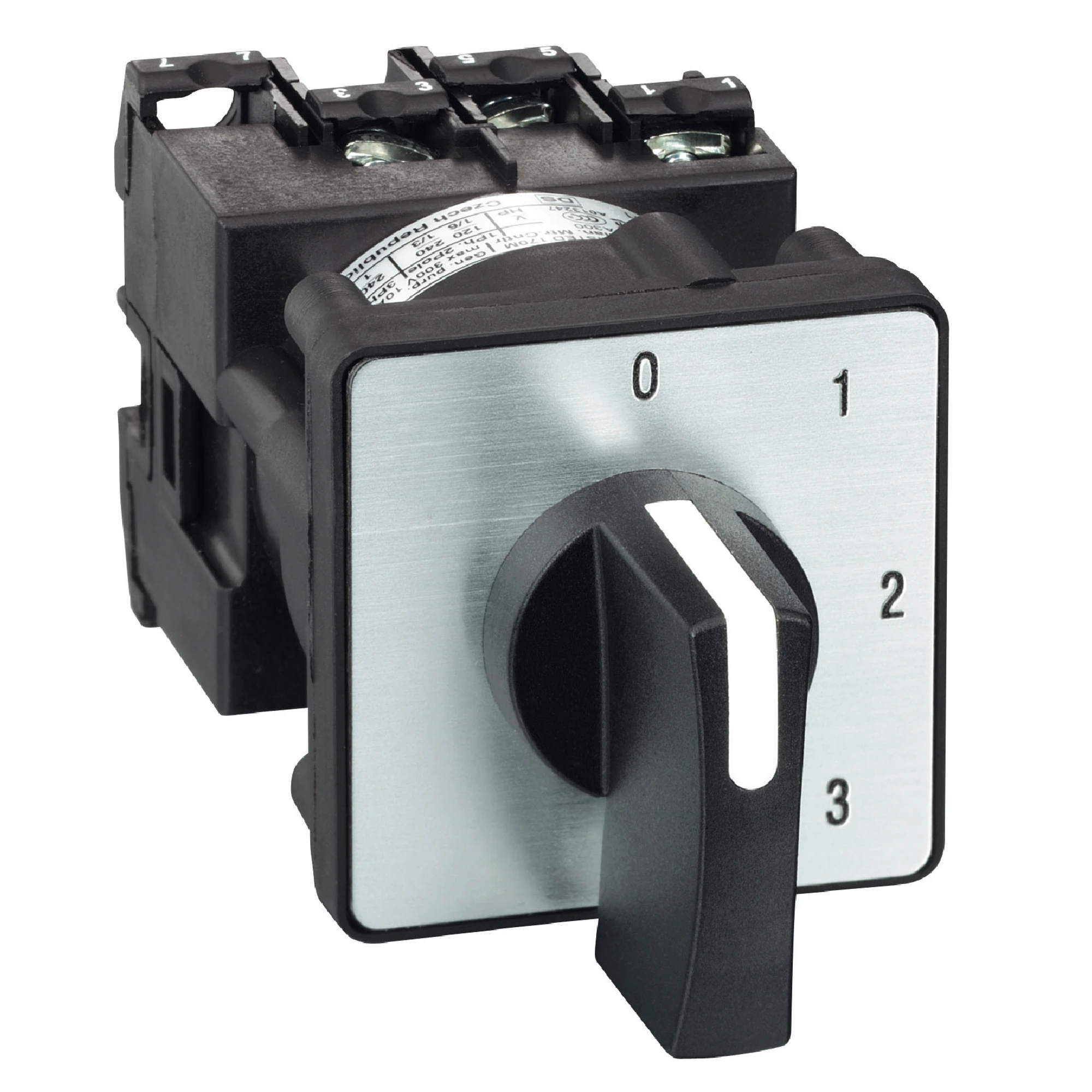 Schneider Electric K1C003QLH Step switch, 1p, 45°, 12A, screw connection (img_001) Schneider Electric K1C003QLH Step switch, 1p, 45°, 12A, screw connection (img_001)