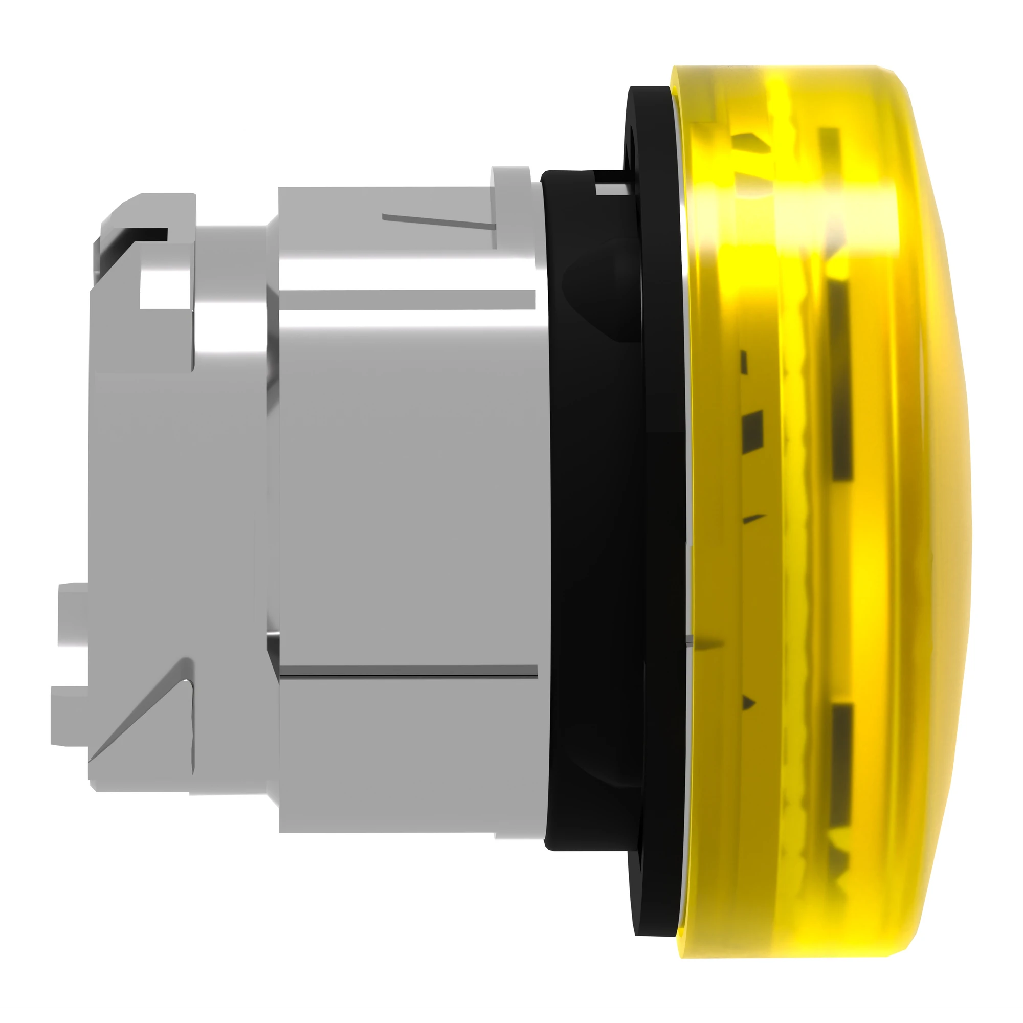 Schneider Electric ZB4BV083S Pilot light, front element, Harmony XB4, metal, 22mm, yellow, for universal LED, ribbed dome (img_003) Schneider Electric ZB4BV083S Pilot light, front element, Harmony XB4, metal, 22mm, yellow, for universal LED, ribbed dome (img_003)