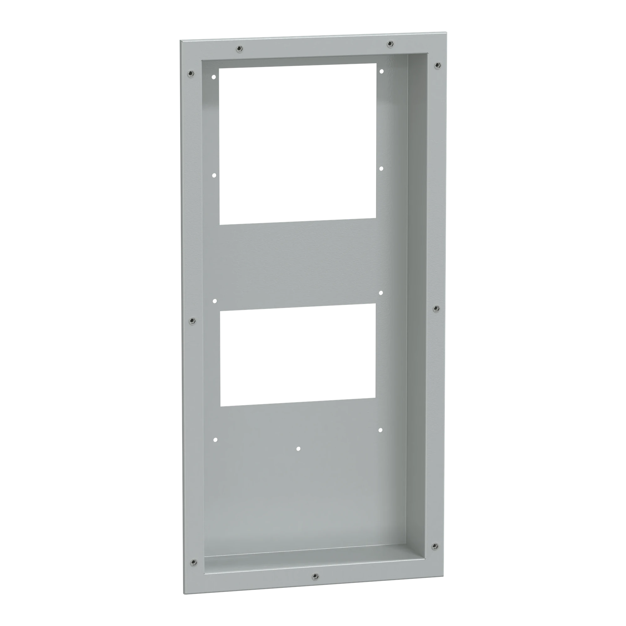 Schneider Electric NSYCUACC035DG Kit for semi-flush mounting for wall-mounted cooling units, networked, Climasys CU, 0.8 - 1kW (img_001)