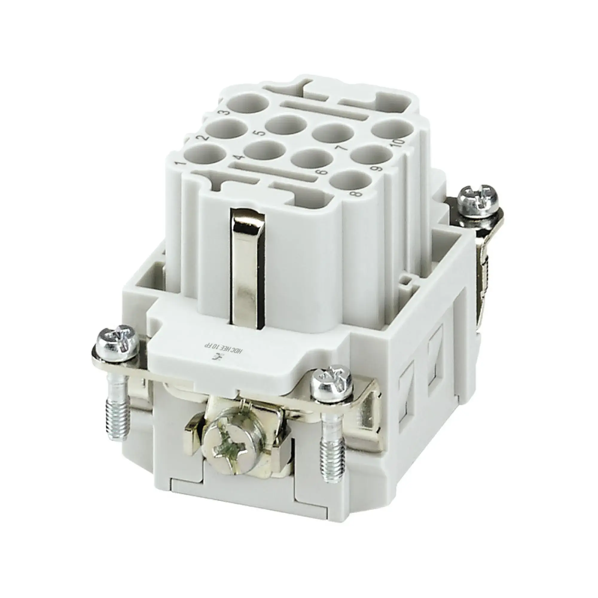 Weidmüller 3125060000 Contact insert (industry plug-in connectors), Female, 500 V, 16 A, Number of poles: 10, PUSH IN, Size: 3 (img_001)