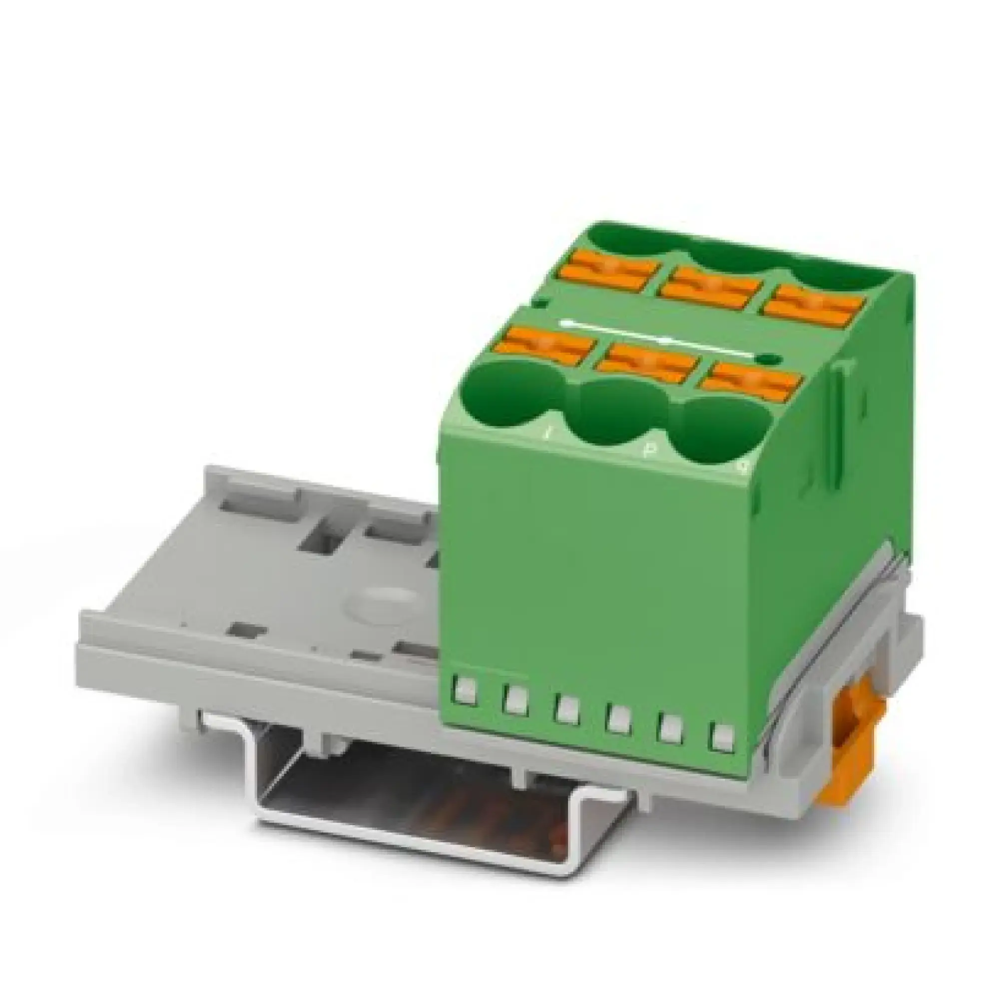 Phoenix Contact 1082407 Distribution block PTFIX 6X10/S-NS35 GN (img_001)