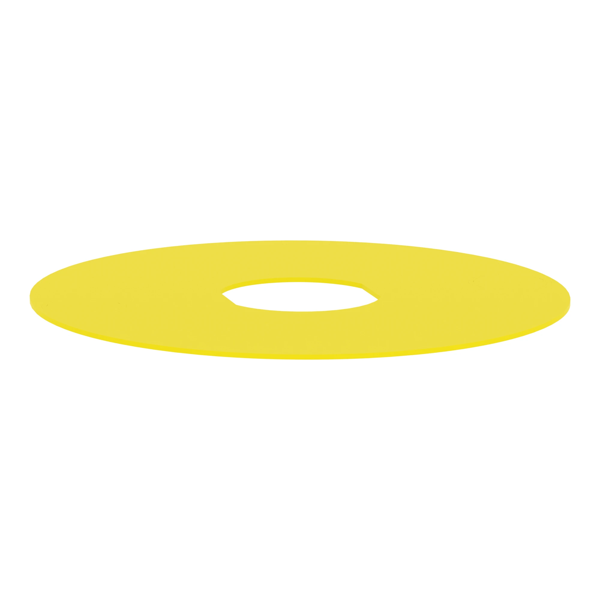 Schneider Electric ZBY9101 Sign, round Ø 60 - for emergency stop/off pushbutton, yellow, neutral (img_004)