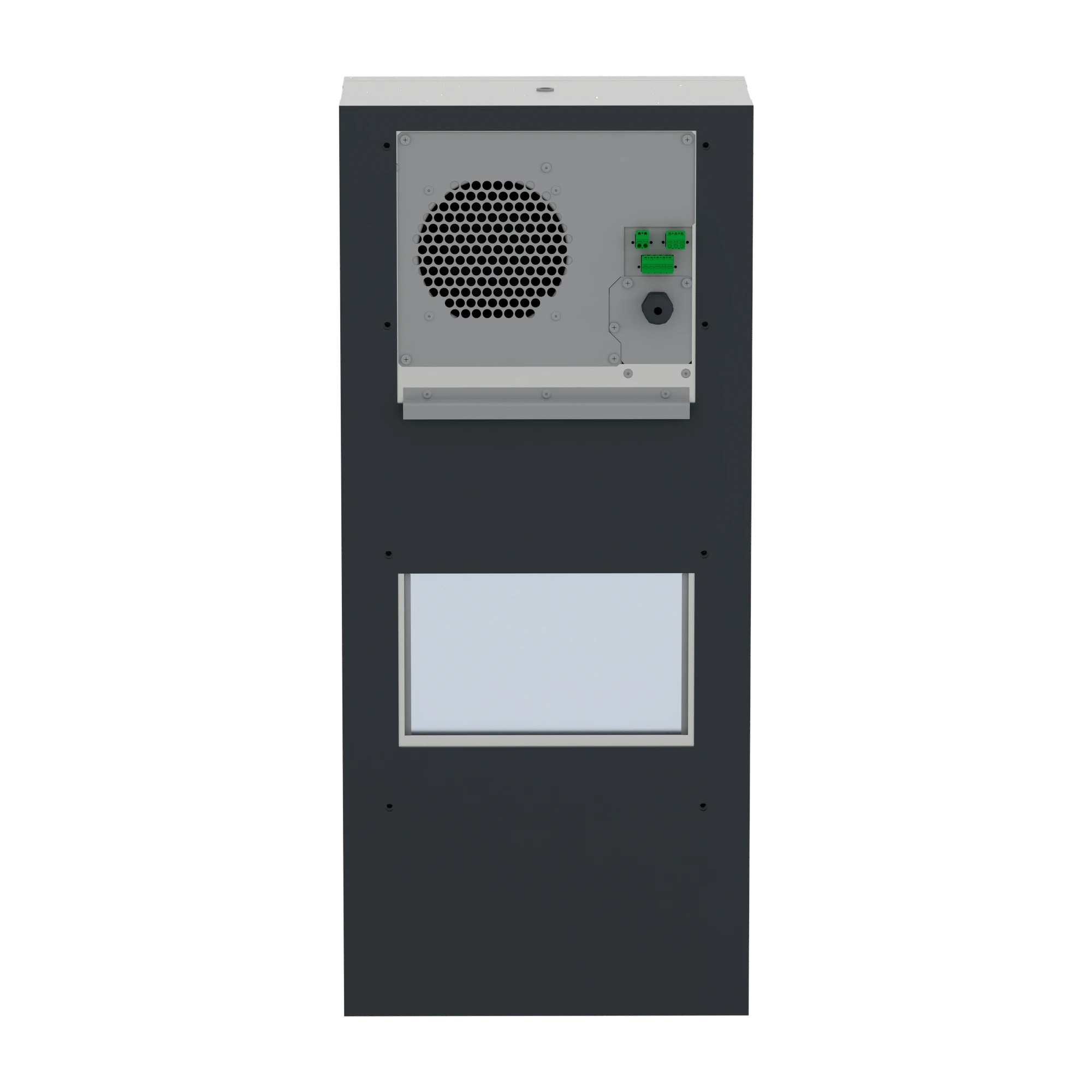 Schneider Electric NSYCU8002P4DG Wall-mounted Cooling Unit, networked, Climasys CU, 800W, 2 poles, 400/460V, 50/60Hz, IP55 (img_006) Schneider Electric NSYCU8002P4DG Wall-mounted Cooling Unit, networked, Climasys CU, 800W, 2 poles, 400/460V, 50/60Hz, IP55 (img_006)