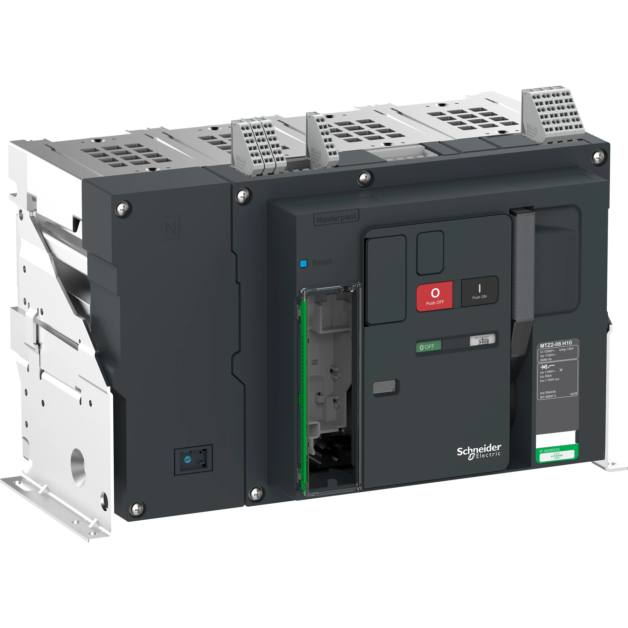 Schneider Electric LV846550 MasterPacT MTZ2 08 H10 800A 4P Icu=50kA@1150V Fixed-mounted Basic Switch (img_001) Schneider Electric LV846550 MasterPacT MTZ2 08 H10 800A 4P Icu=50kA@1150V Fixed-mounted Basic Switch (img_001)