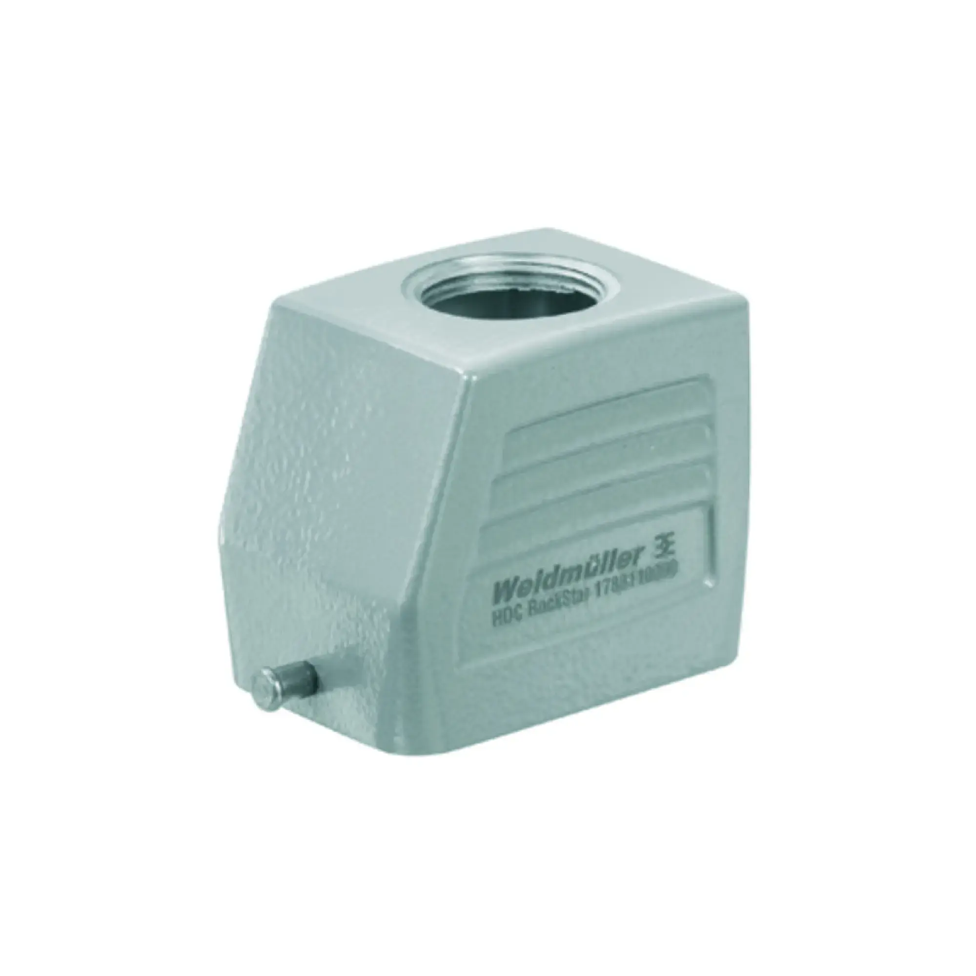Weidmüller 1670500000 Housing (industry plug-in connectors), Cable entry from top, Plug housing, End-locking clamp, lower side, Size: 3, IP65 (in plugged condition) (img_001)