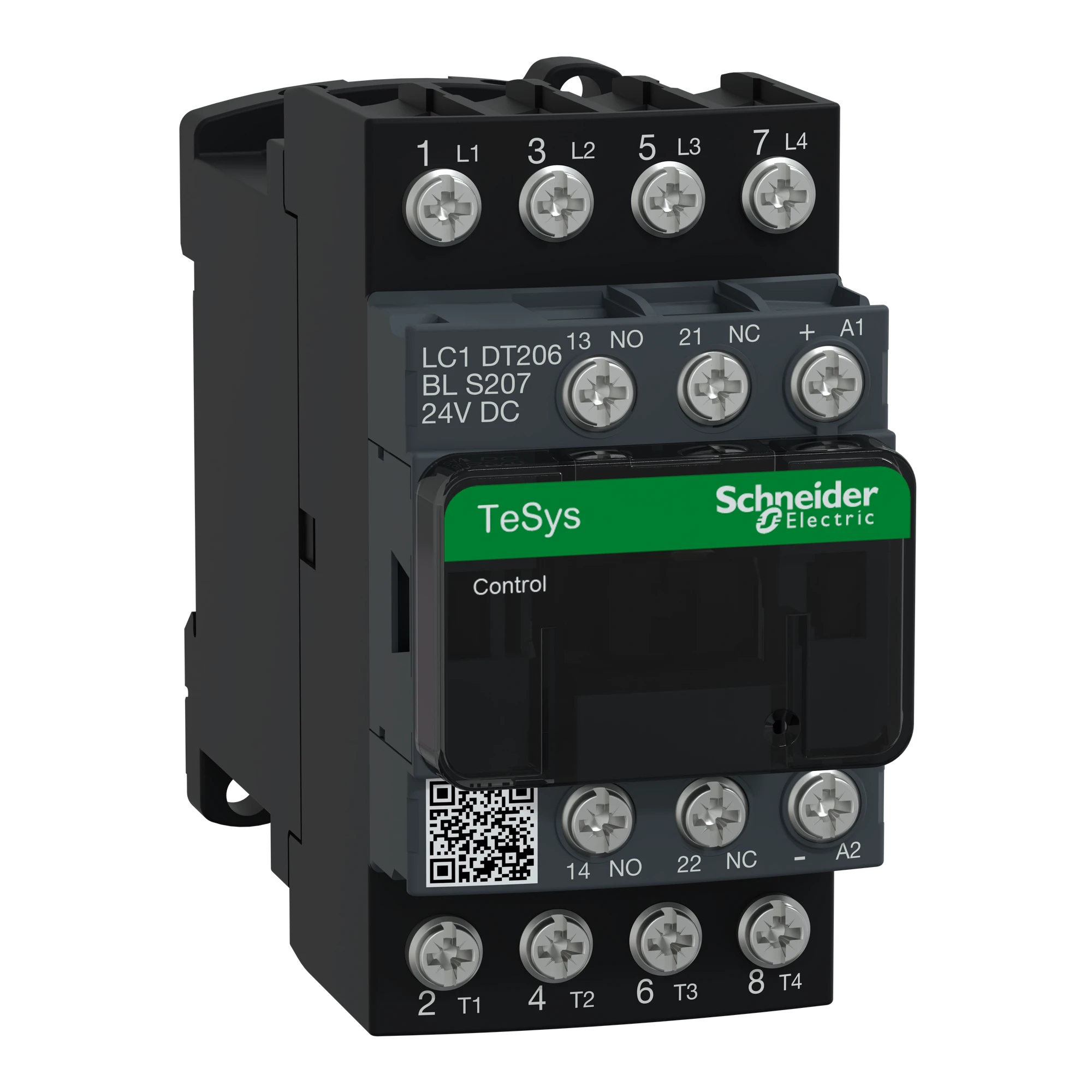 Schneider Electric LC1DT206BLS207 Power contactor LC1D 4p, +1NO+1NC, coil 24 V DC (img_001) Schneider Electric LC1DT206BLS207 Power contactor LC1D 4p, +1NO+1NC, coil 24 V DC (img_001)